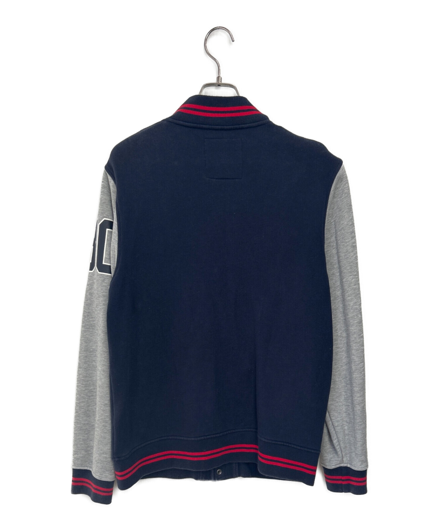 中古・古着通販】stussy (ステューシー) スタジャン ネイビー×グレー