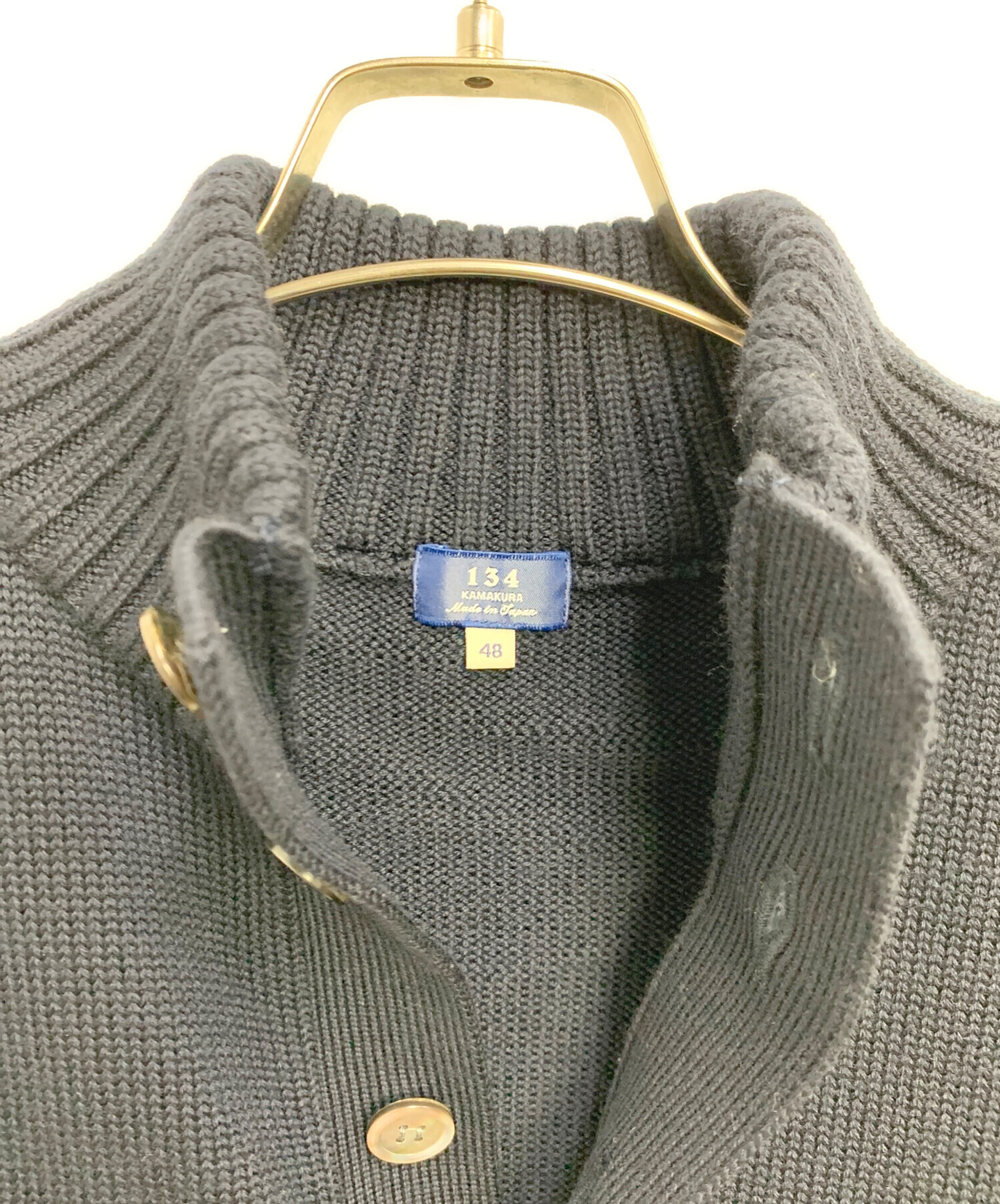 中古・古着通販】134 KAMAKURA (134カマクラ) 厚手カーディガン