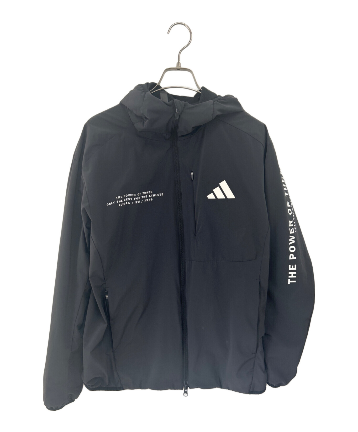 中古・古着通販】adidas (アディダス) ウインドジャケット ブラック
