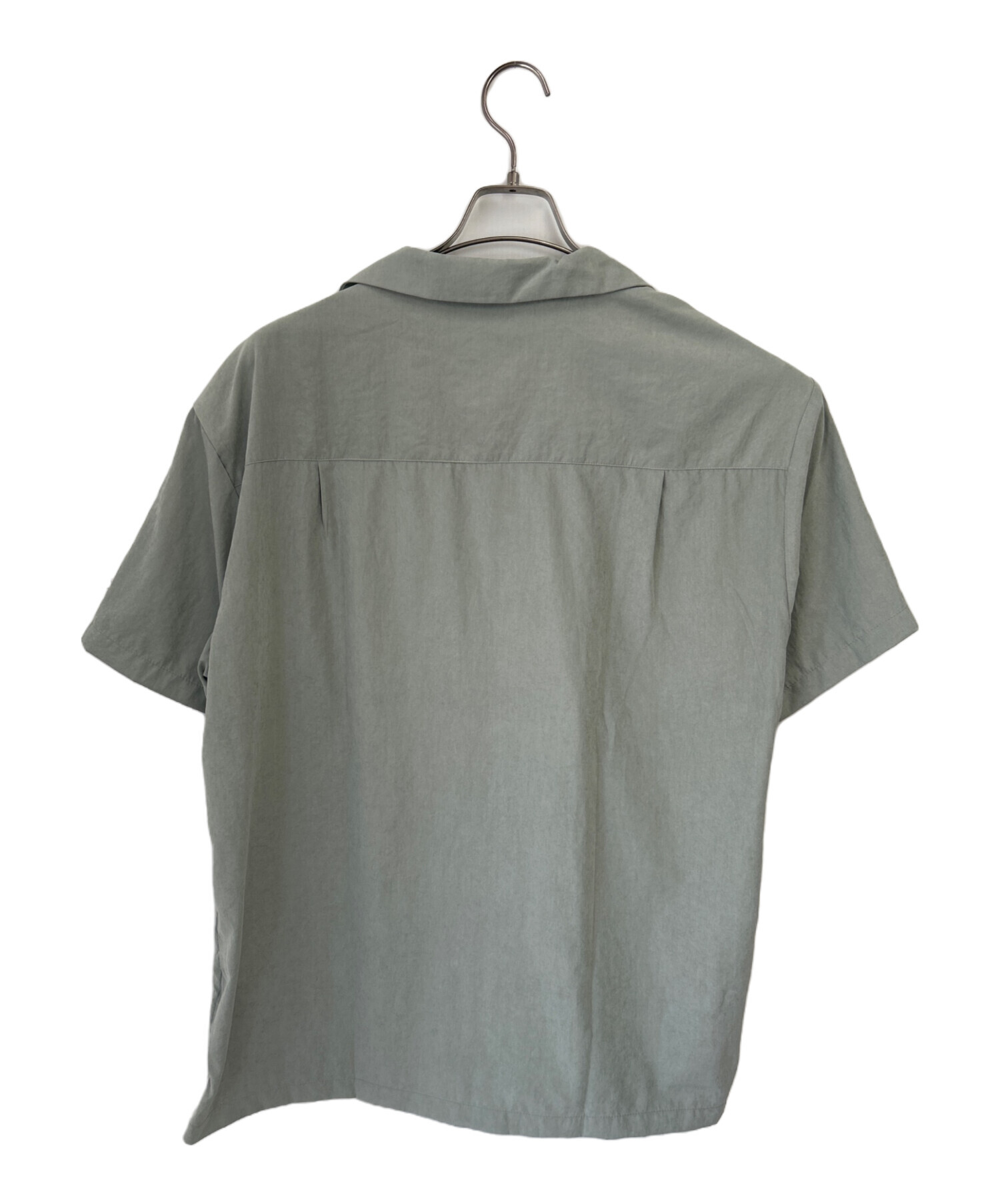 中古・古着通販】kuraku (カラク) 半袖シャツ セラドン サイズ:XL 未