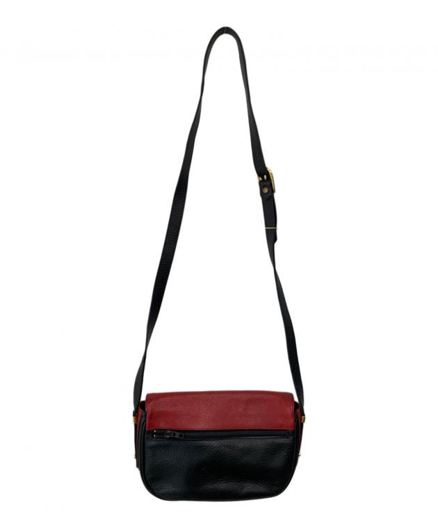 中古・古着通販】LANVIN (ランバン) ショルダーバッグ ブラック×レッド