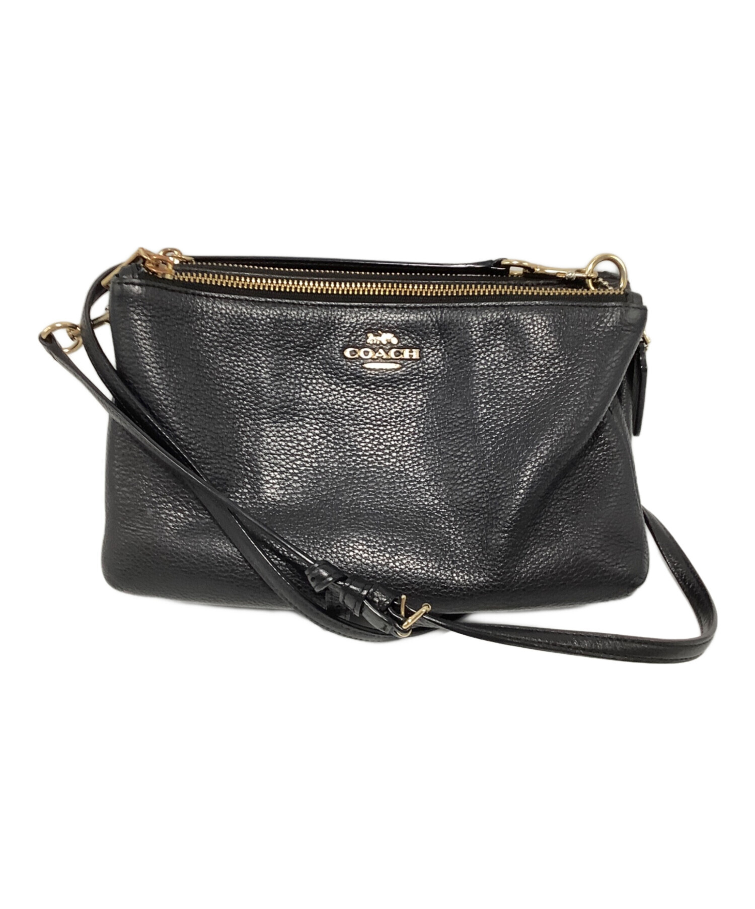 中古・古着通販】COACH (コーチ) ショルダーバッグ ブラック｜ブランド