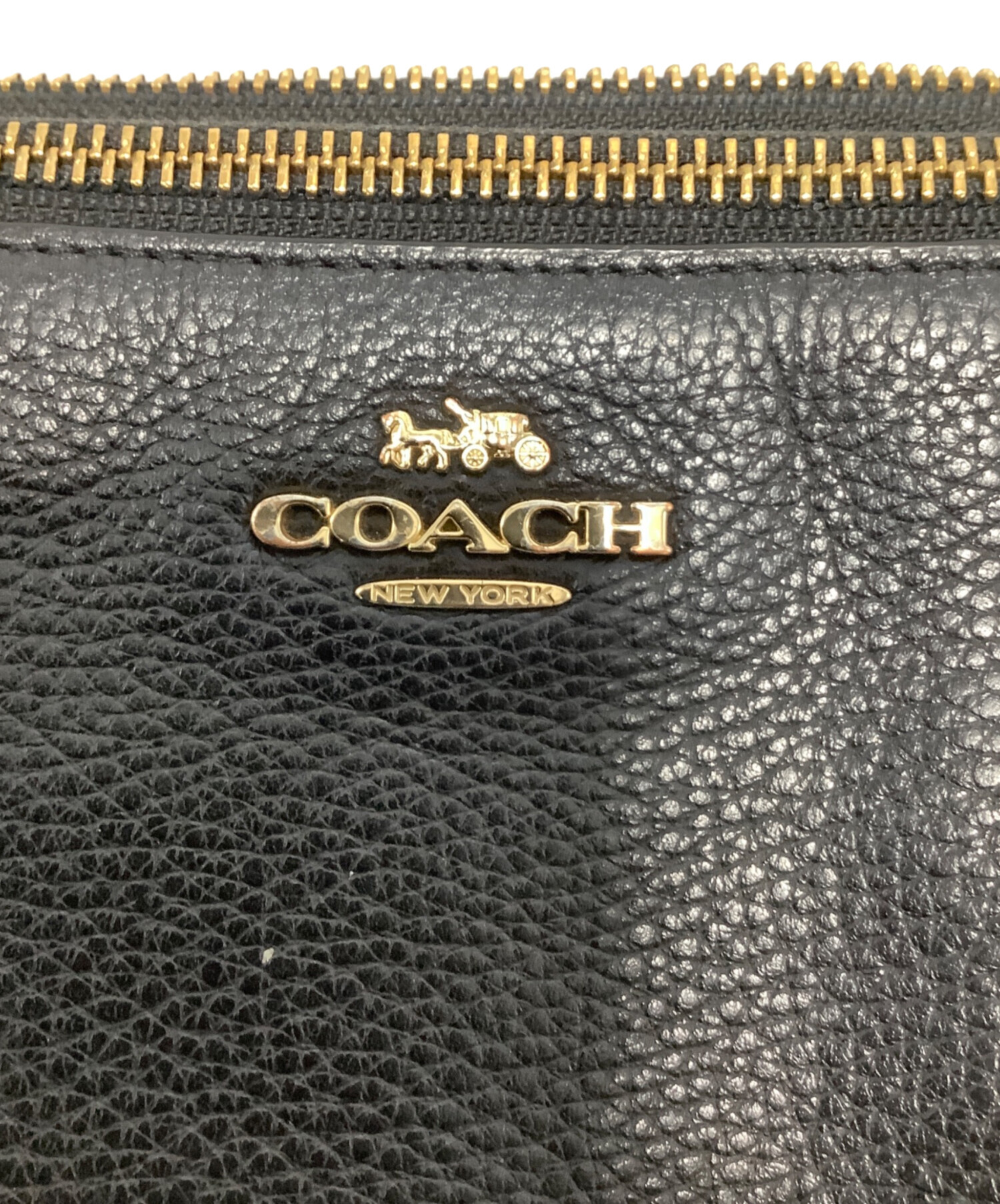 中古・古着通販】COACH (コーチ) ショルダーバッグ ブラック｜ブランド