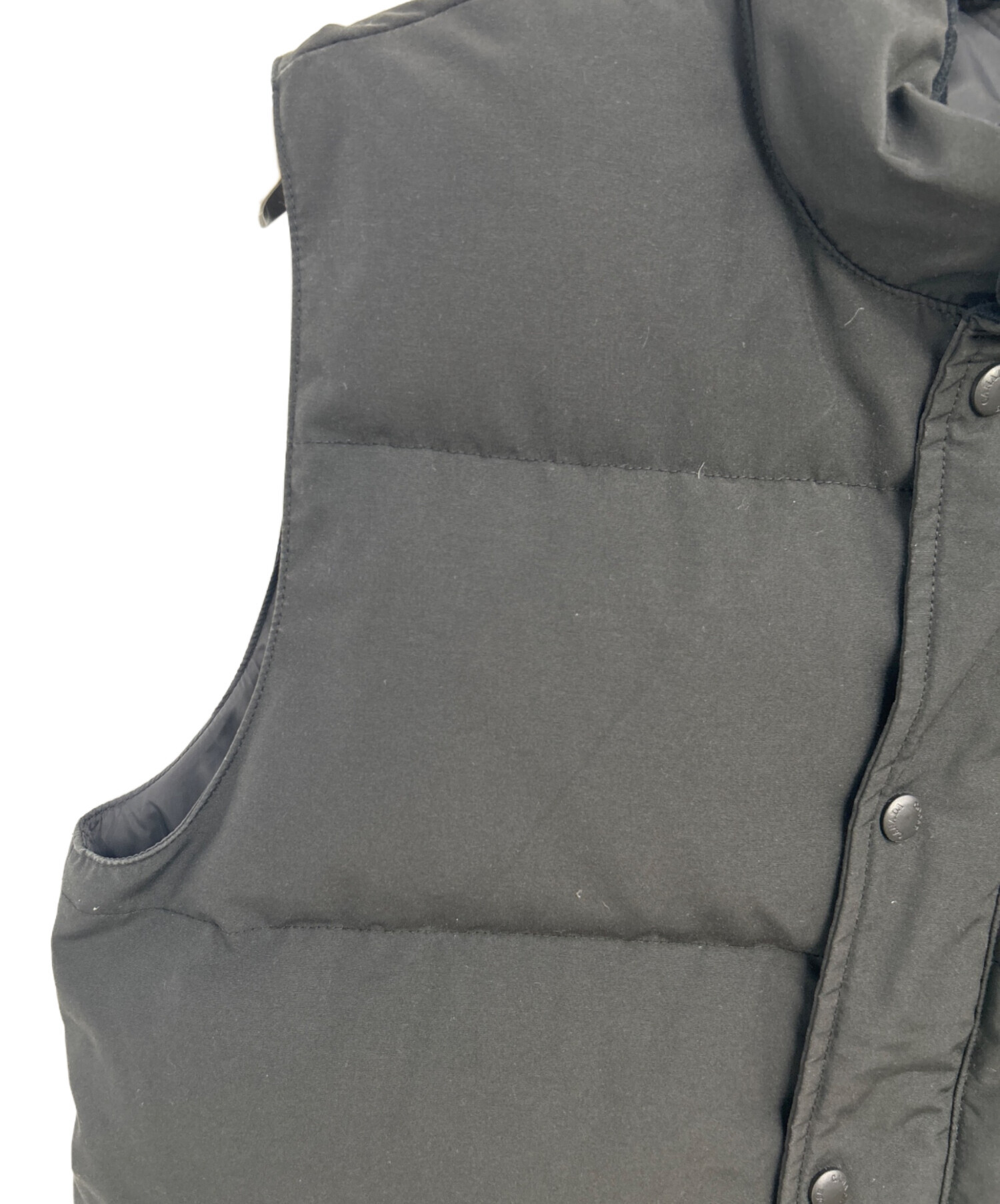 中古・古着通販】CANADA GOOSE (カナダグース) ダウンベスト ブラック