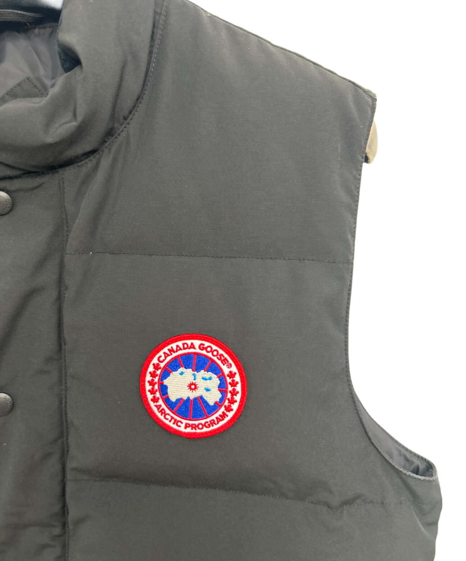 中古・古着通販】CANADA GOOSE (カナダグース) ダウンベスト ブラック