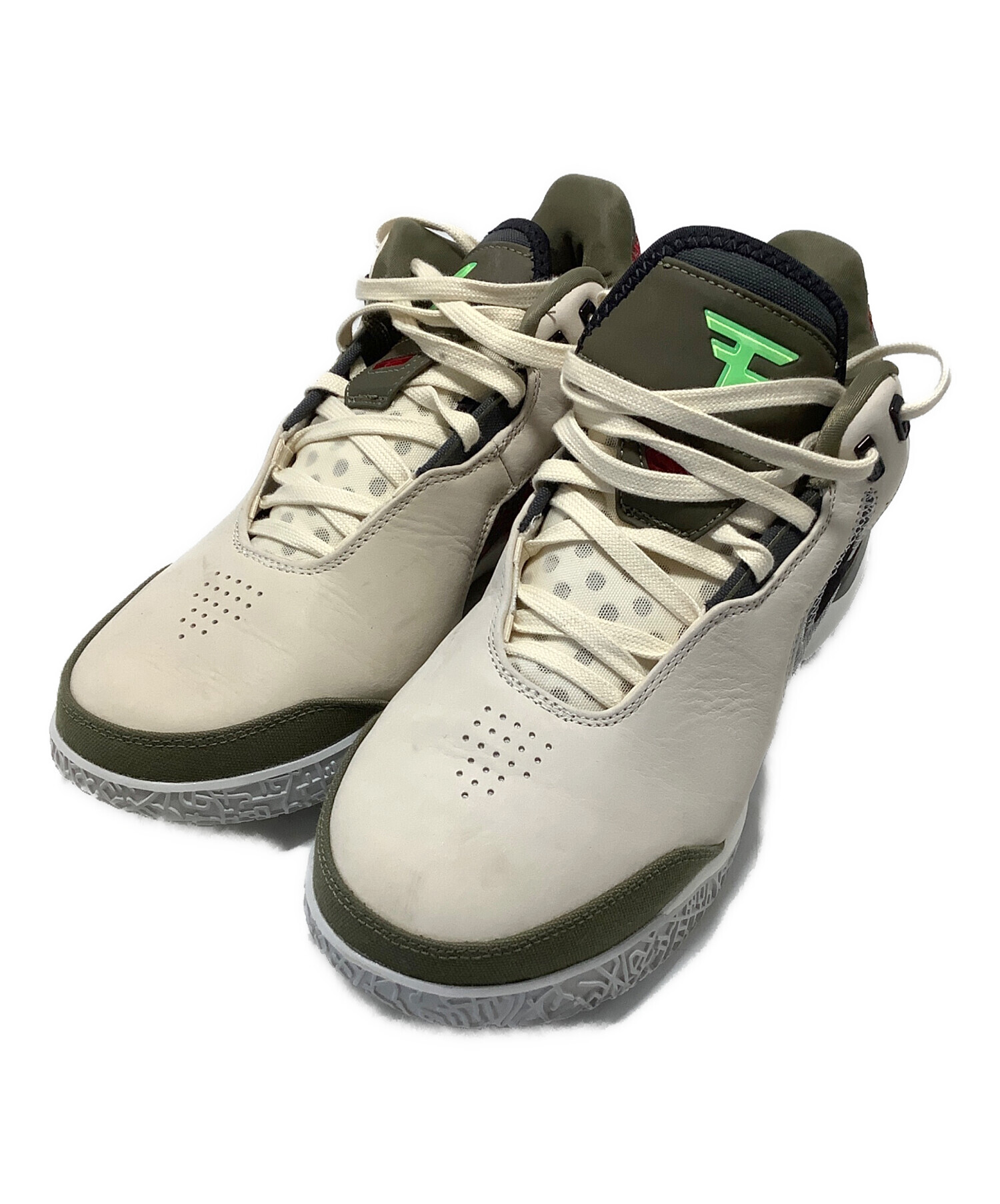 中古・古着通販】NIKE (ナイキ) スニーカー アイボリー×グリーン