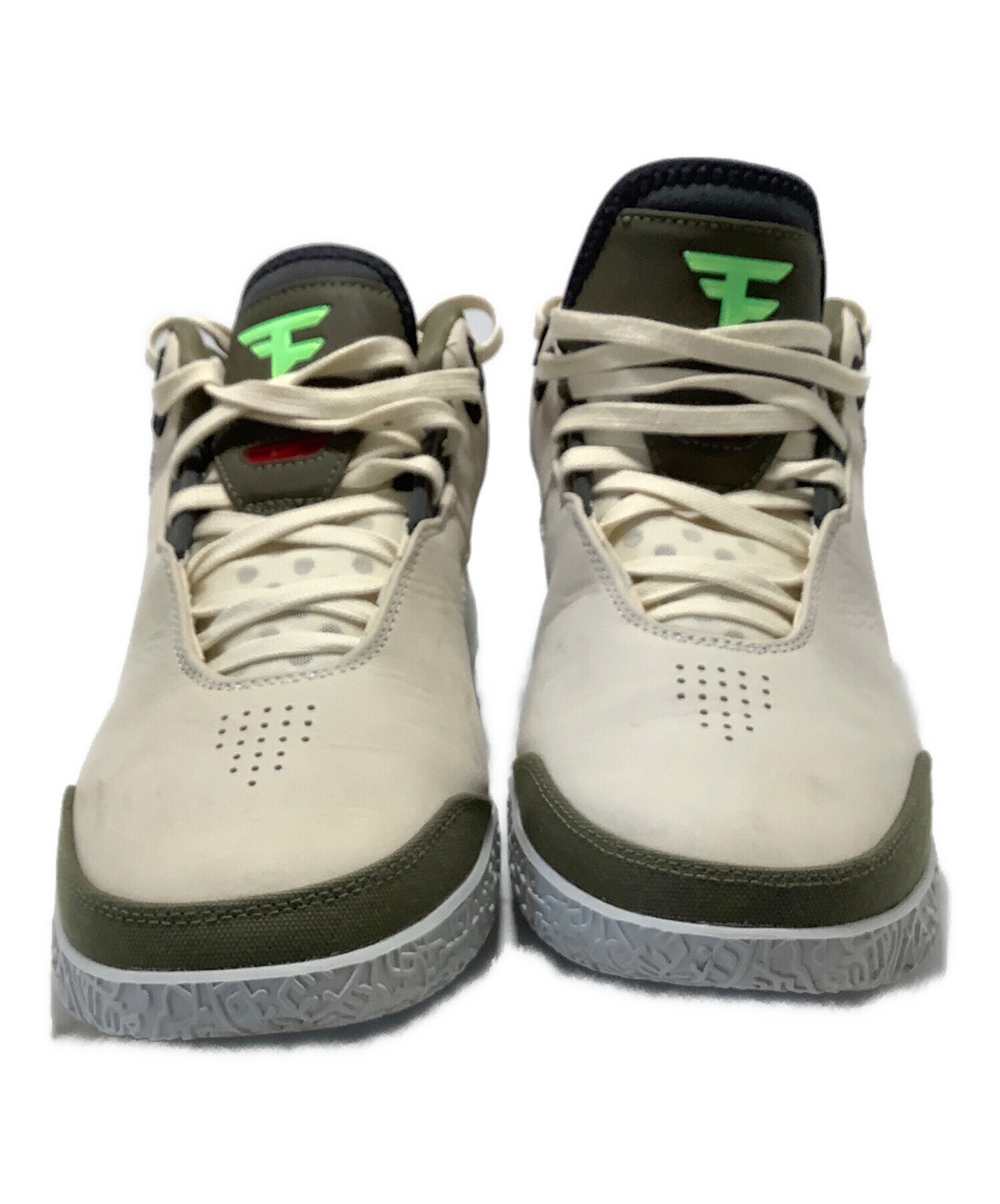 中古・古着通販】NIKE (ナイキ) スニーカー アイボリー×グリーン