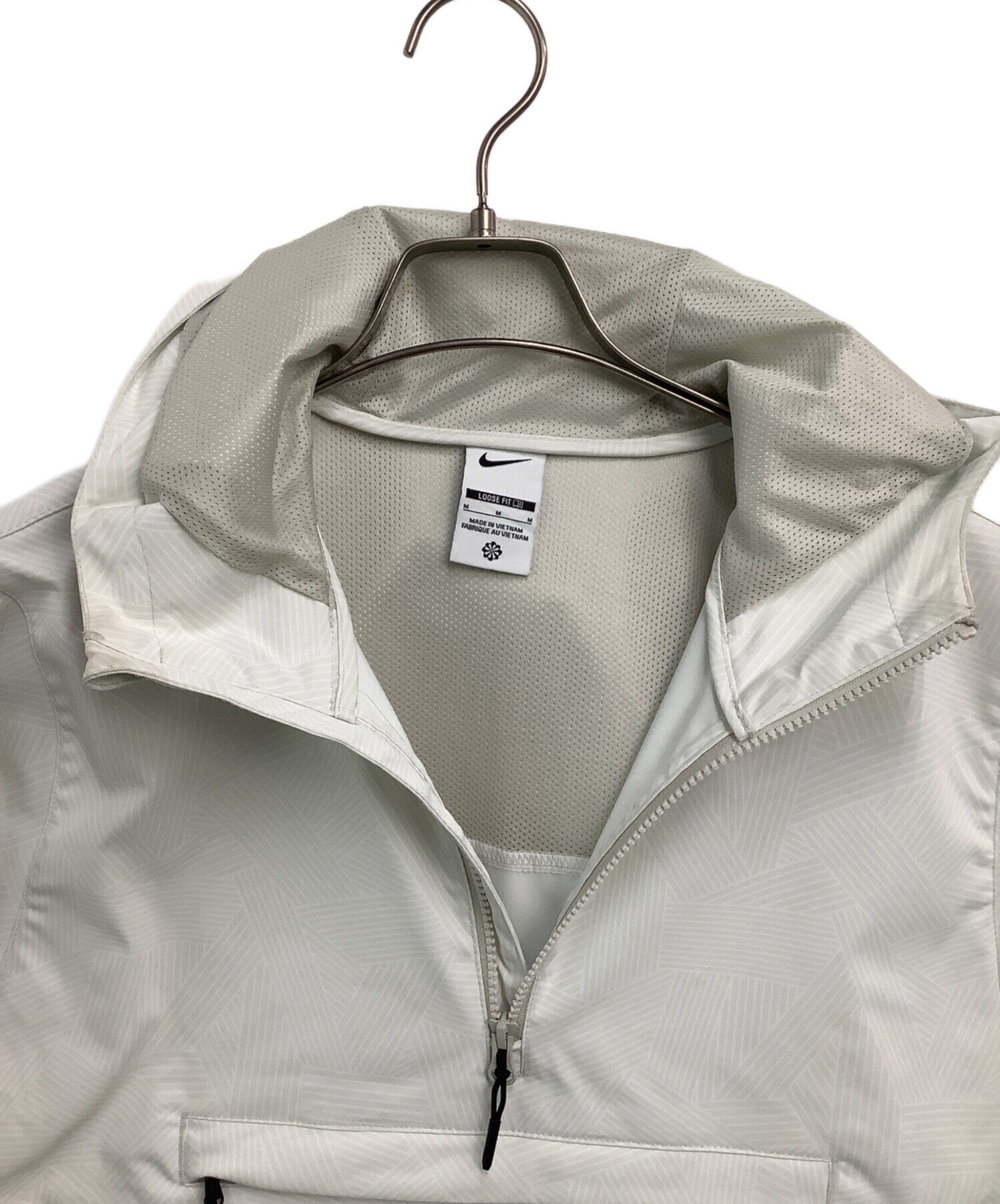 中古・古着通販】NIKE (ナイキ) アノラックパーカー ホワイト サイズ:M