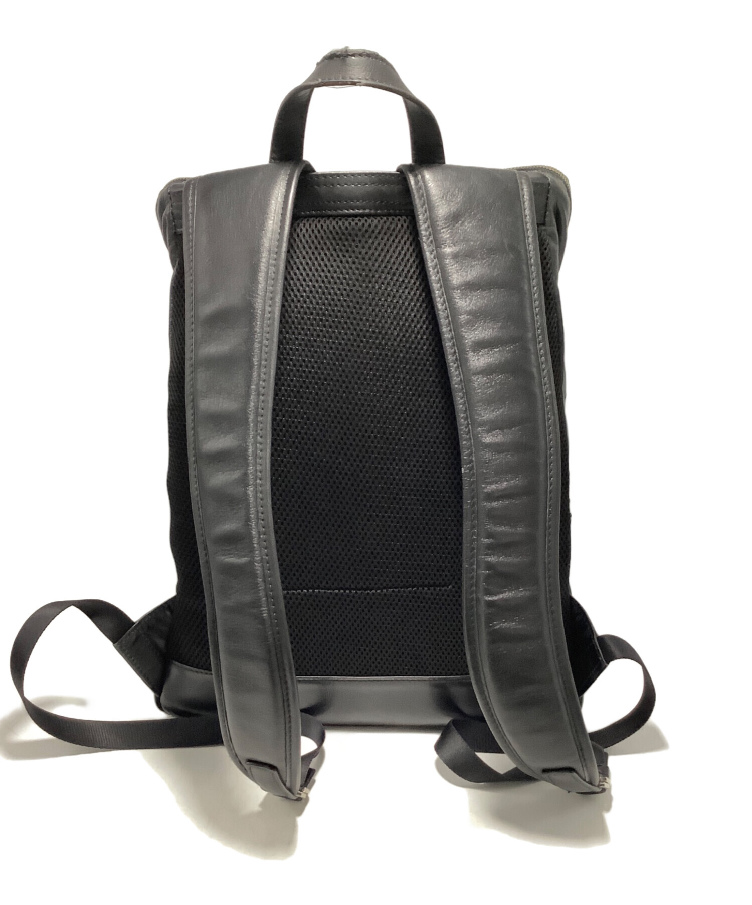 中古・古着通販】PAUL SMITH (ポールスミス) レザーリュック ブラック