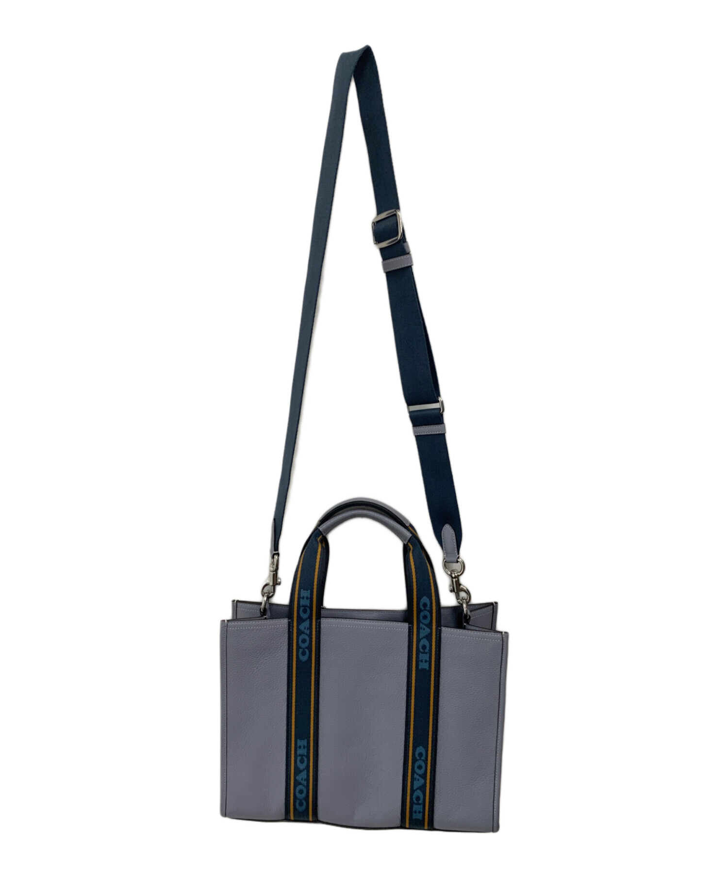 中古・古着通販】COACH (コーチ) 2WAYショルダーバッグ ブルー