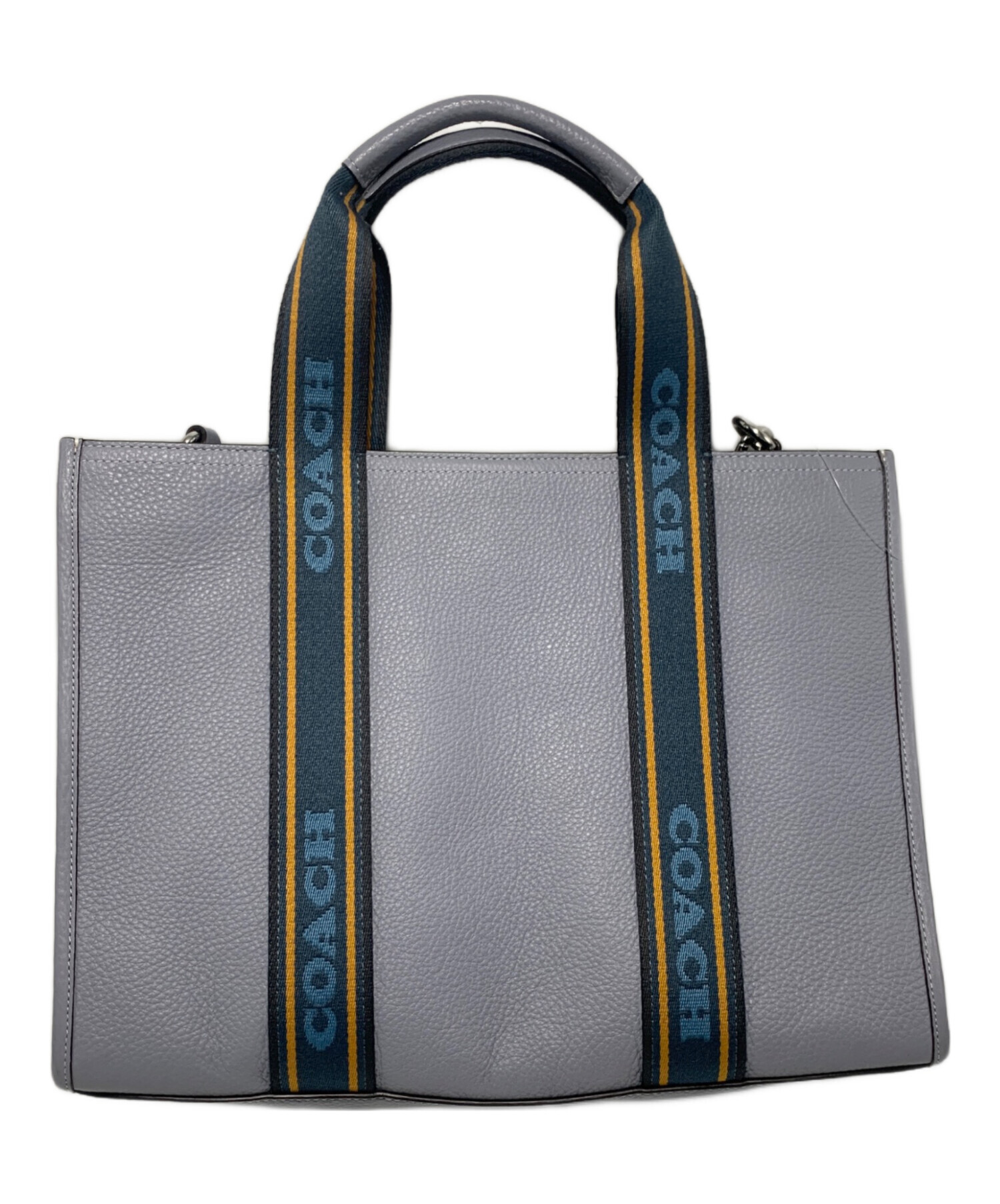 中古・古着通販】COACH (コーチ) 2WAYショルダーバッグ ブルー