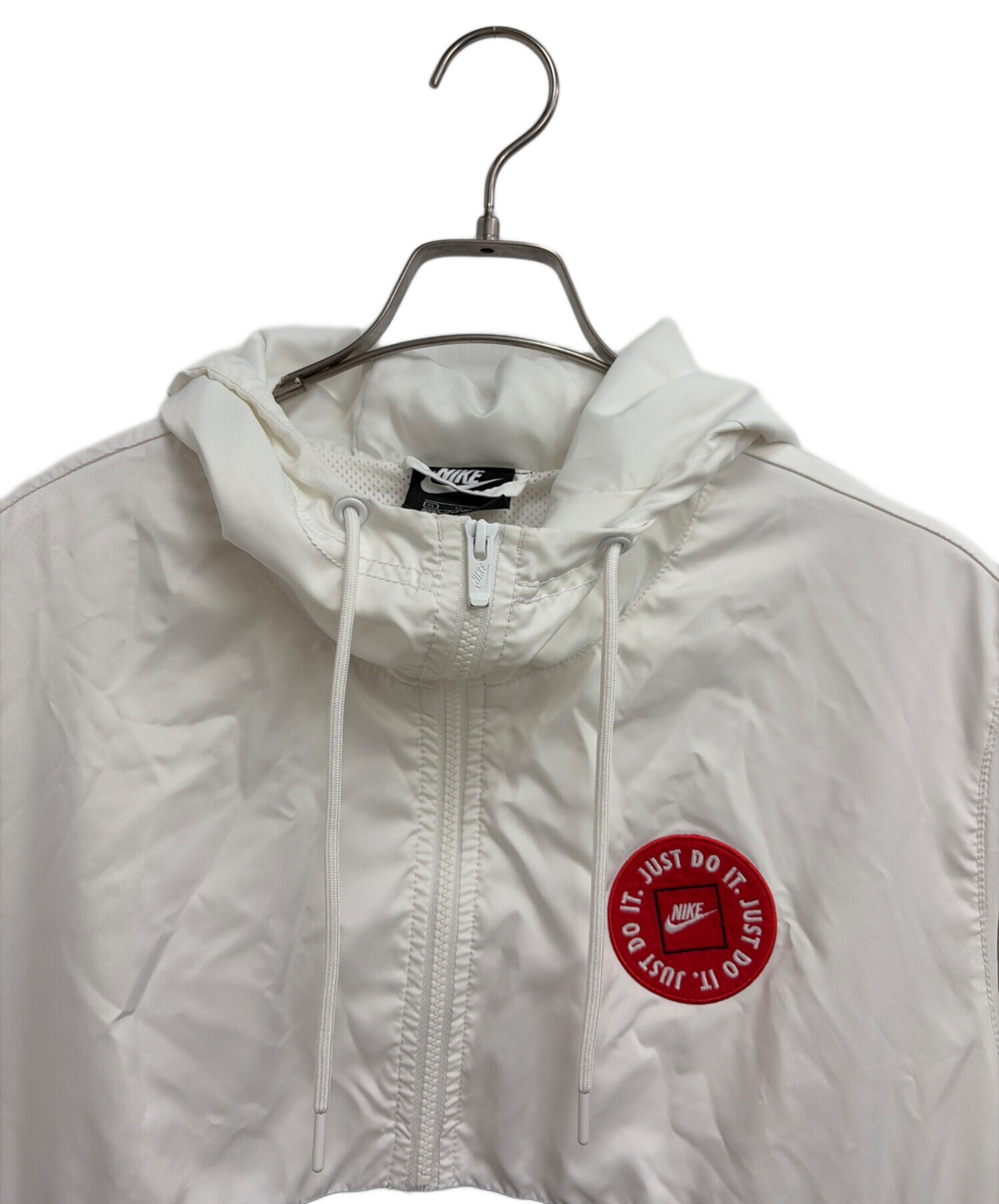 中古・古着通販】NIKE (ナイキ) アノラックパーカー ホワイト×ブラック