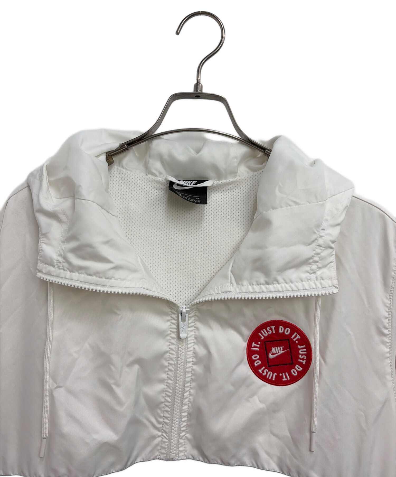 中古・古着通販】NIKE (ナイキ) アノラックパーカー ホワイト×ブラック