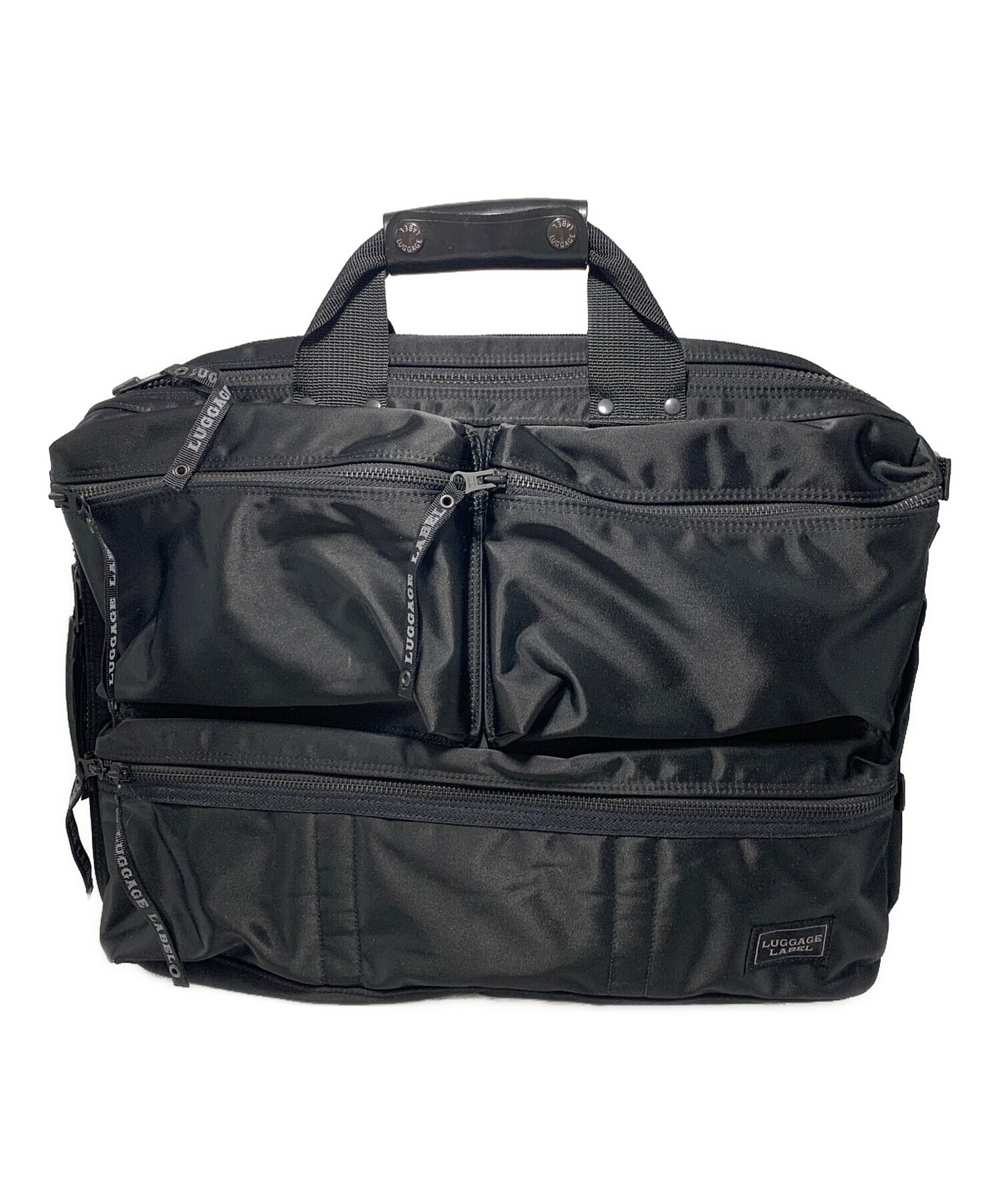 やまなり　LUGGAGE LABEL ビジネスバッグ 黒 中古・古着通販】LUGGAGE LABEL (ラゲッジ レーベル) ビジネスバッグ