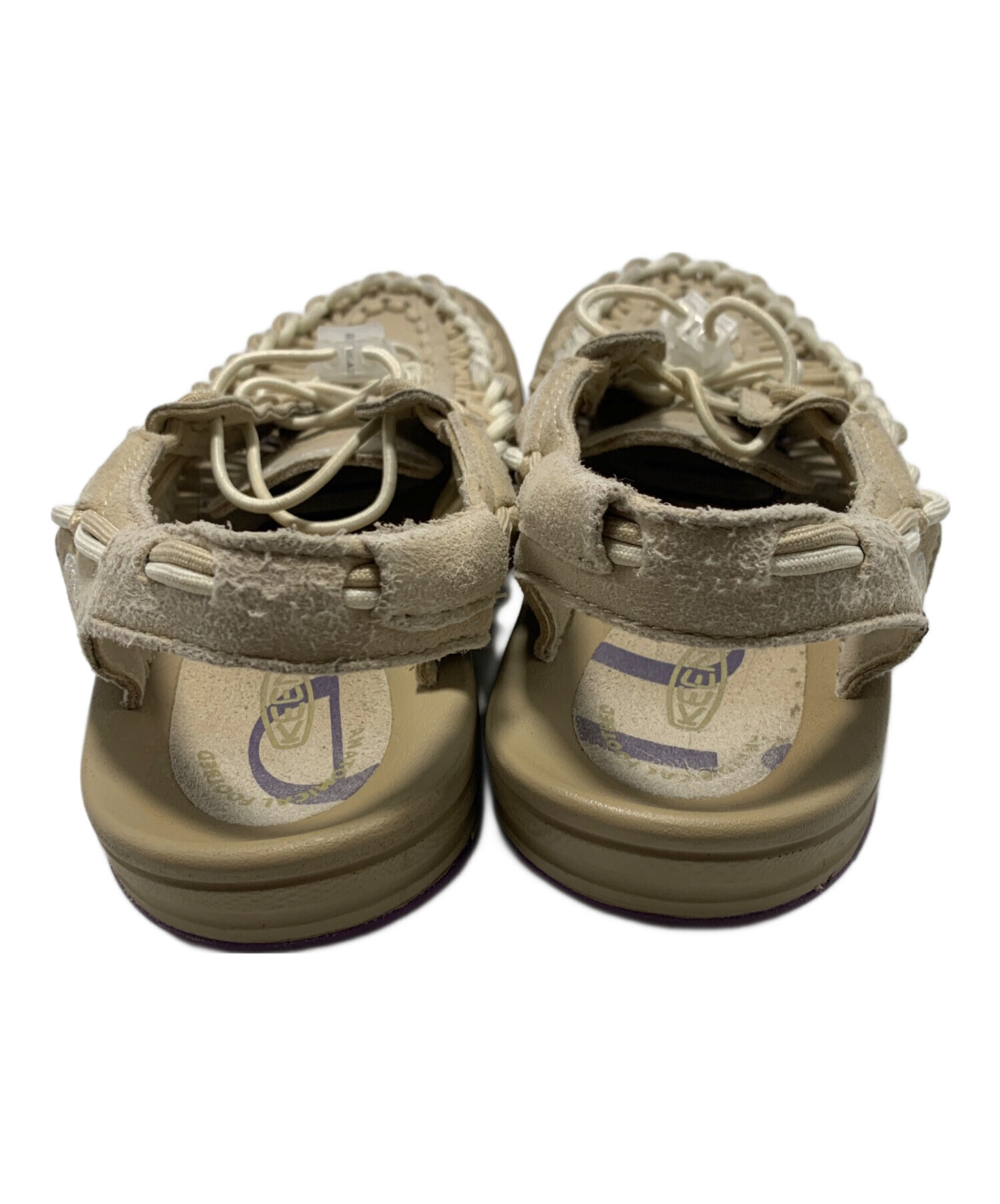 KEEN アウトドアサンダル　コミューター 中古・古着通販】KEEN (キーン) アウトドアサンダル カーキ×パープル