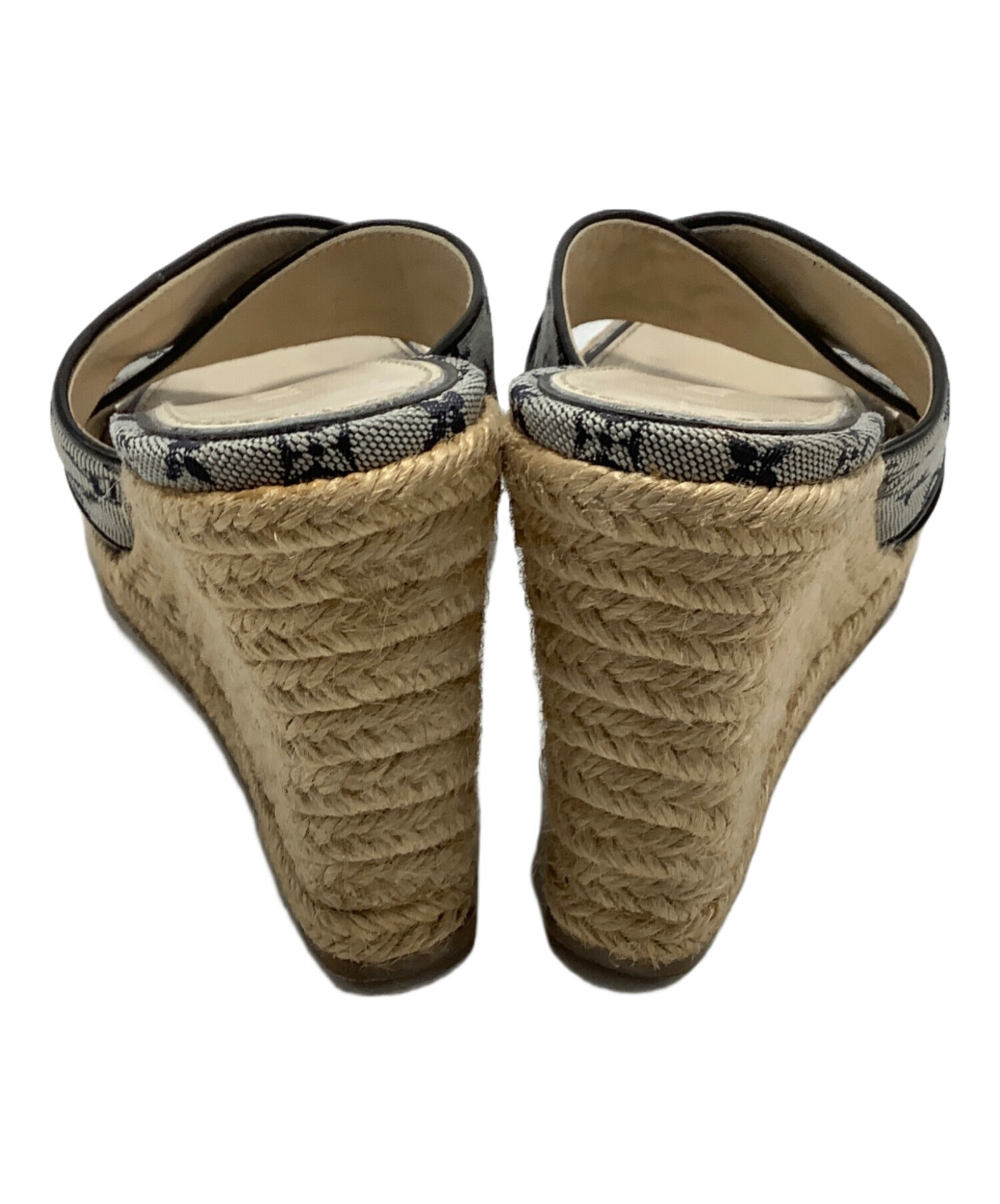 Louis Vuitton ウェッジソール サンダル 中古・古着通販】LOUIS VUITTON (ルイ ヴィトン) ウェッジソール