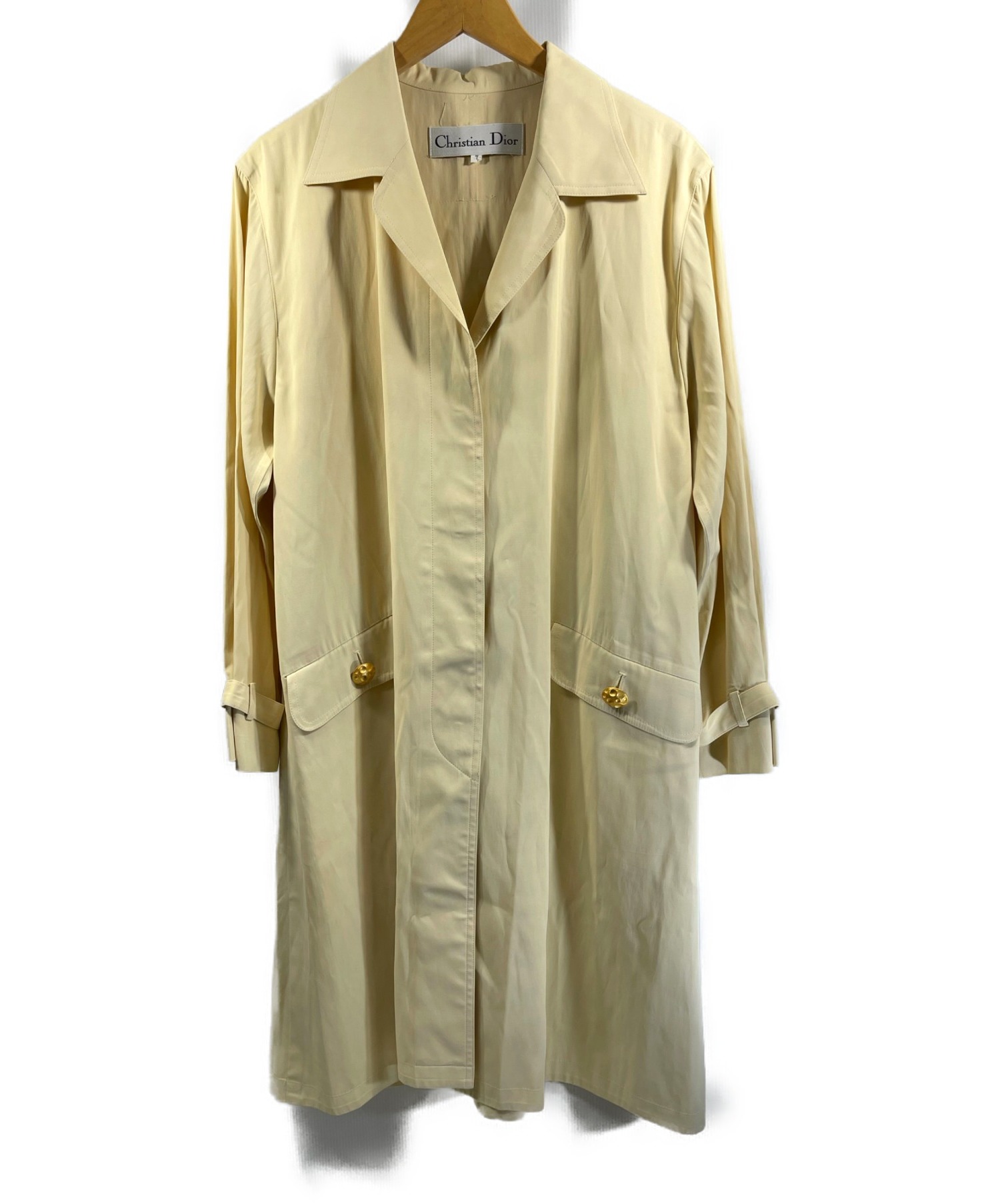 Dior ベージュ ロングコート ミスディオール クリスチャンディオール