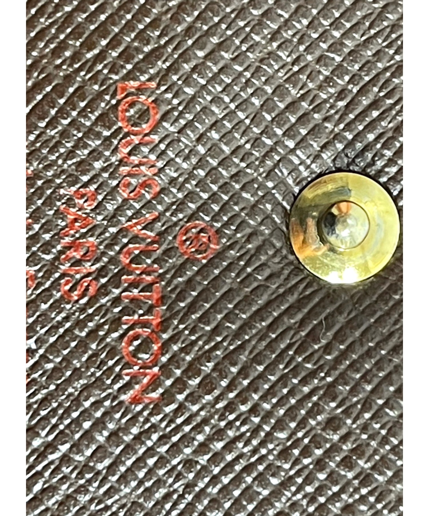 LOUIS VUITTON 財布 ダミエ N61202 【A114】 中古・古着通販】LOUIS VUITTON (ルイ ヴィトン) 3つ折り財布 ダミエ