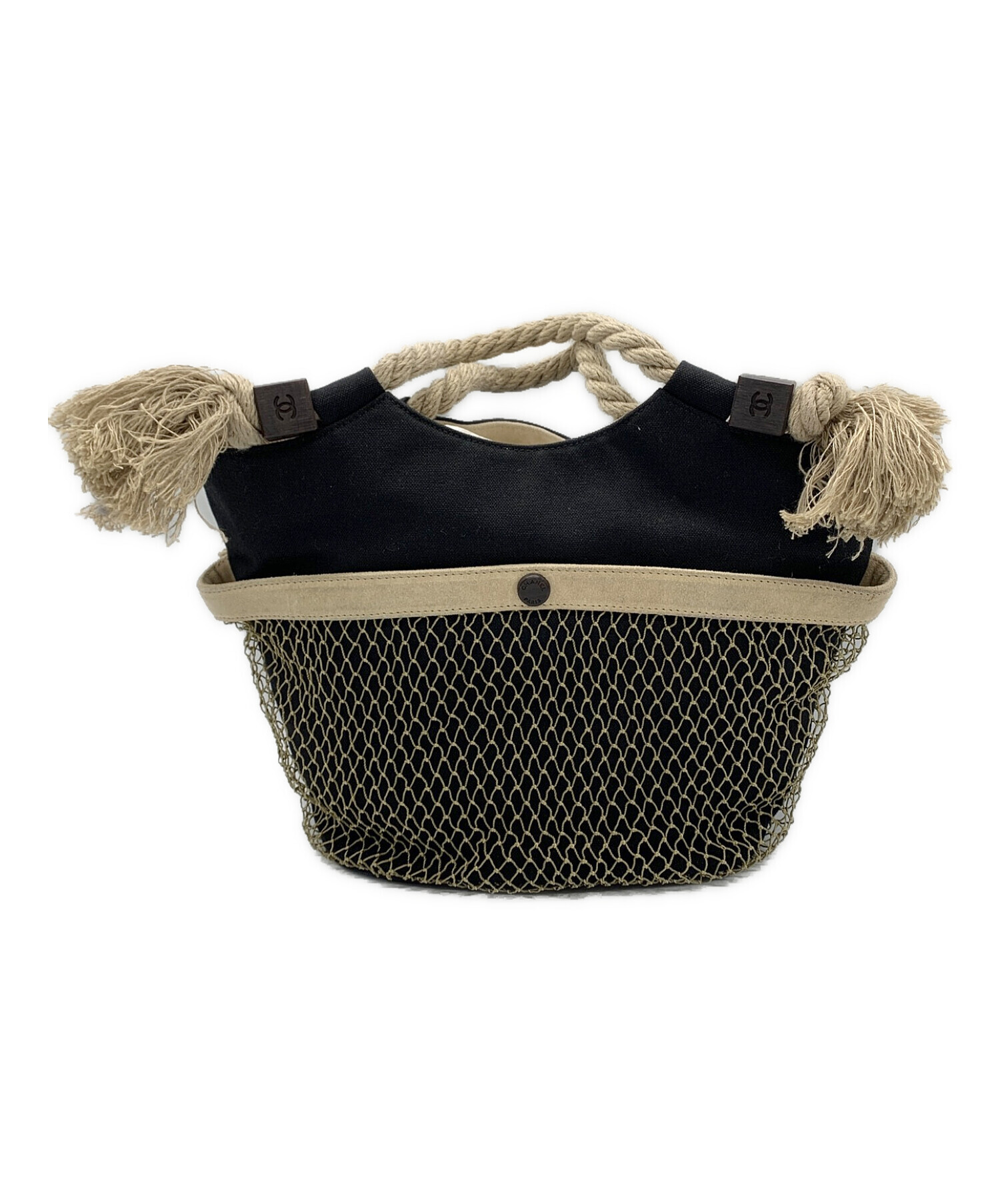 CHANEL フィッシュネットトートバッグ 中古・古着通販】CHANEL (シャネル) フィッシュネットトートバッグ