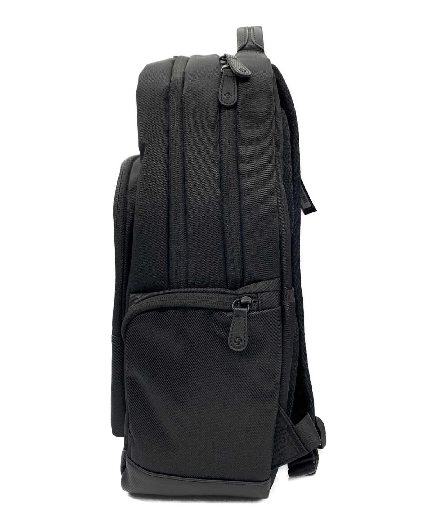 サムソナイト レクタングル バックパック リュック 黒 新品未使用 新品未使用】サムソナイト レクタングル ナイロン バックパック