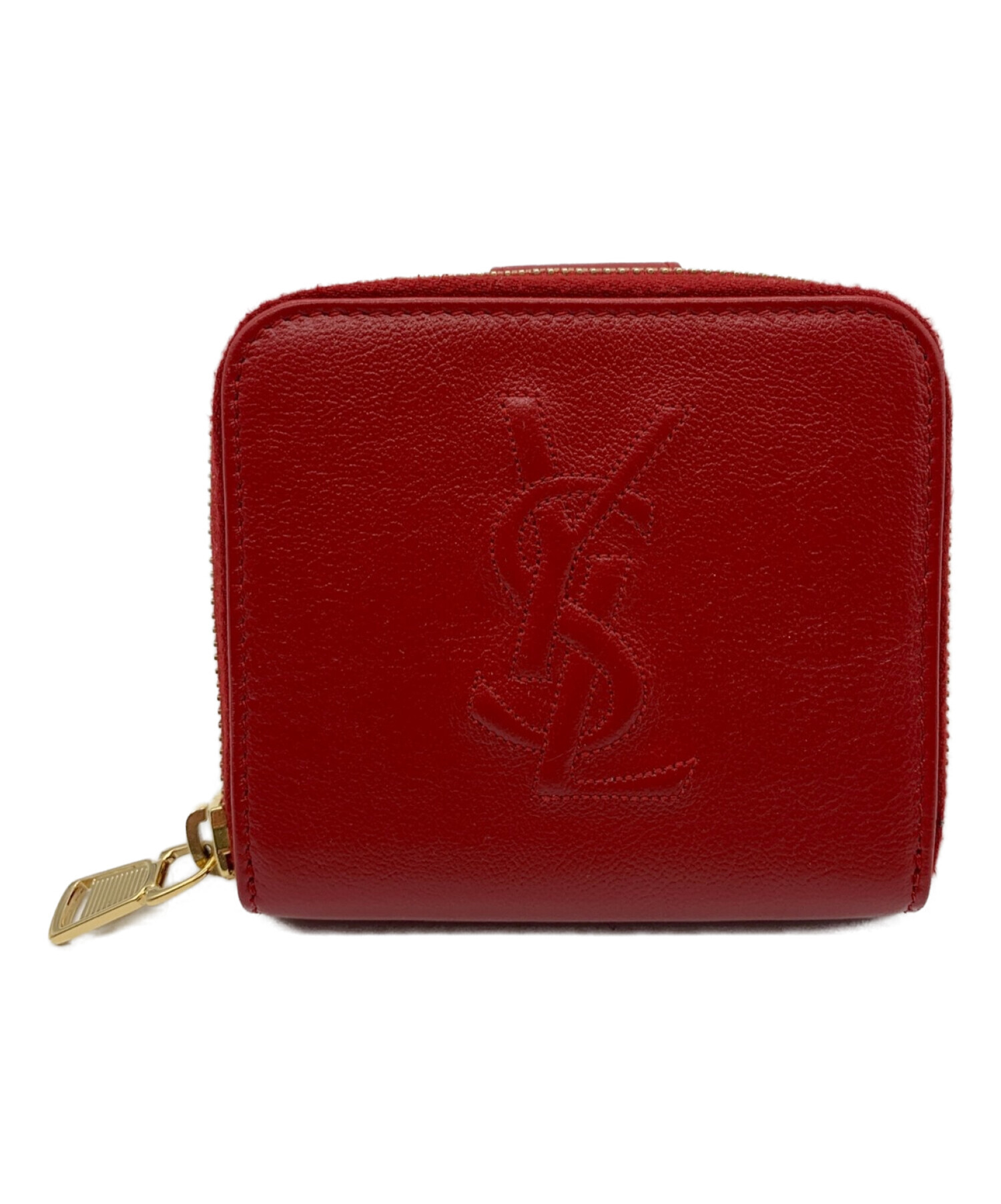 SAINT LAURENT ワインレッド 二つ折り財布 SAINT LAURENT ワインレッド 二つ折り財布 ⭐︎イヴサンローラン