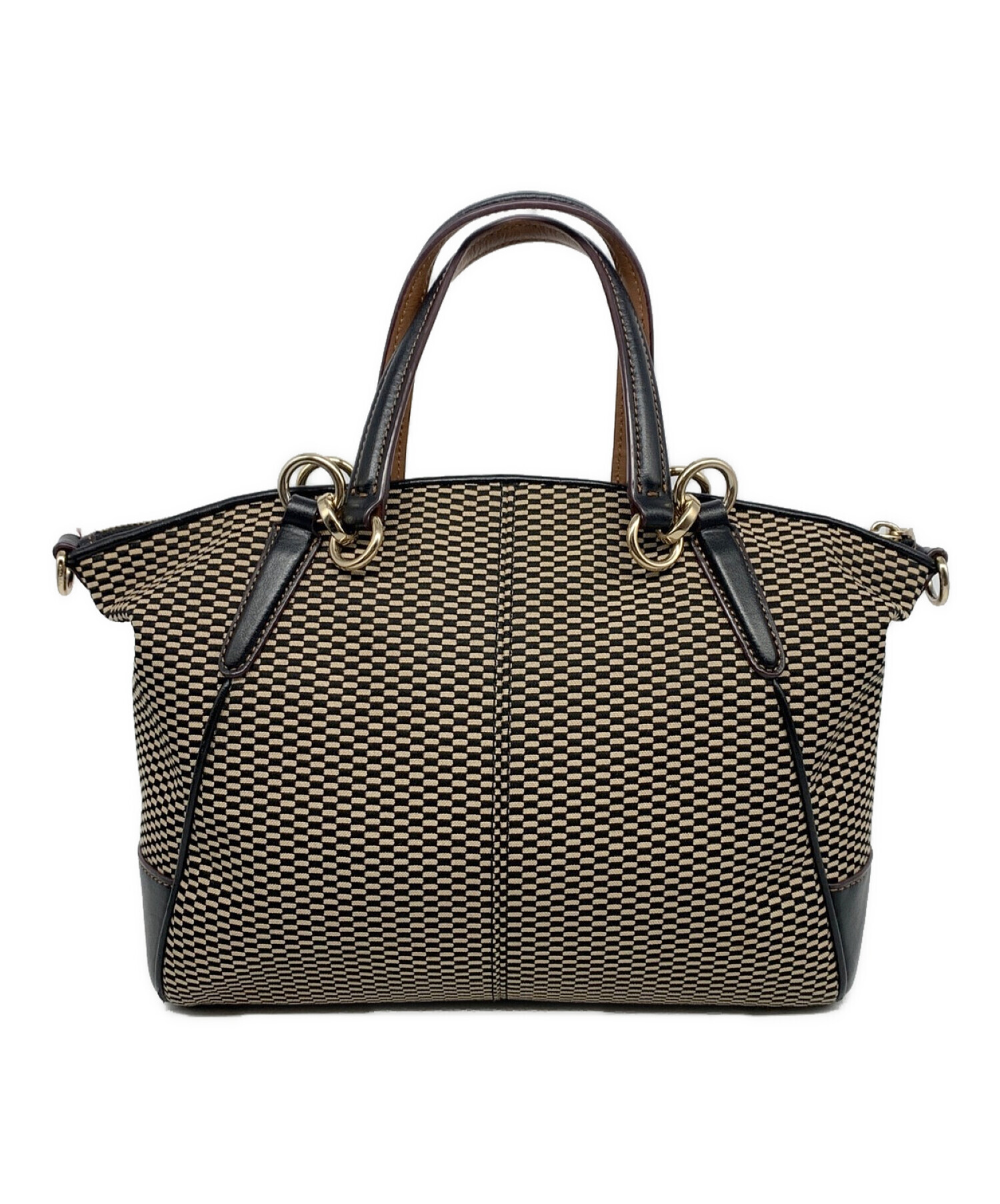 中古・古着通販】COACH (コーチ) 2WAYショルダーバッグ ブラック 