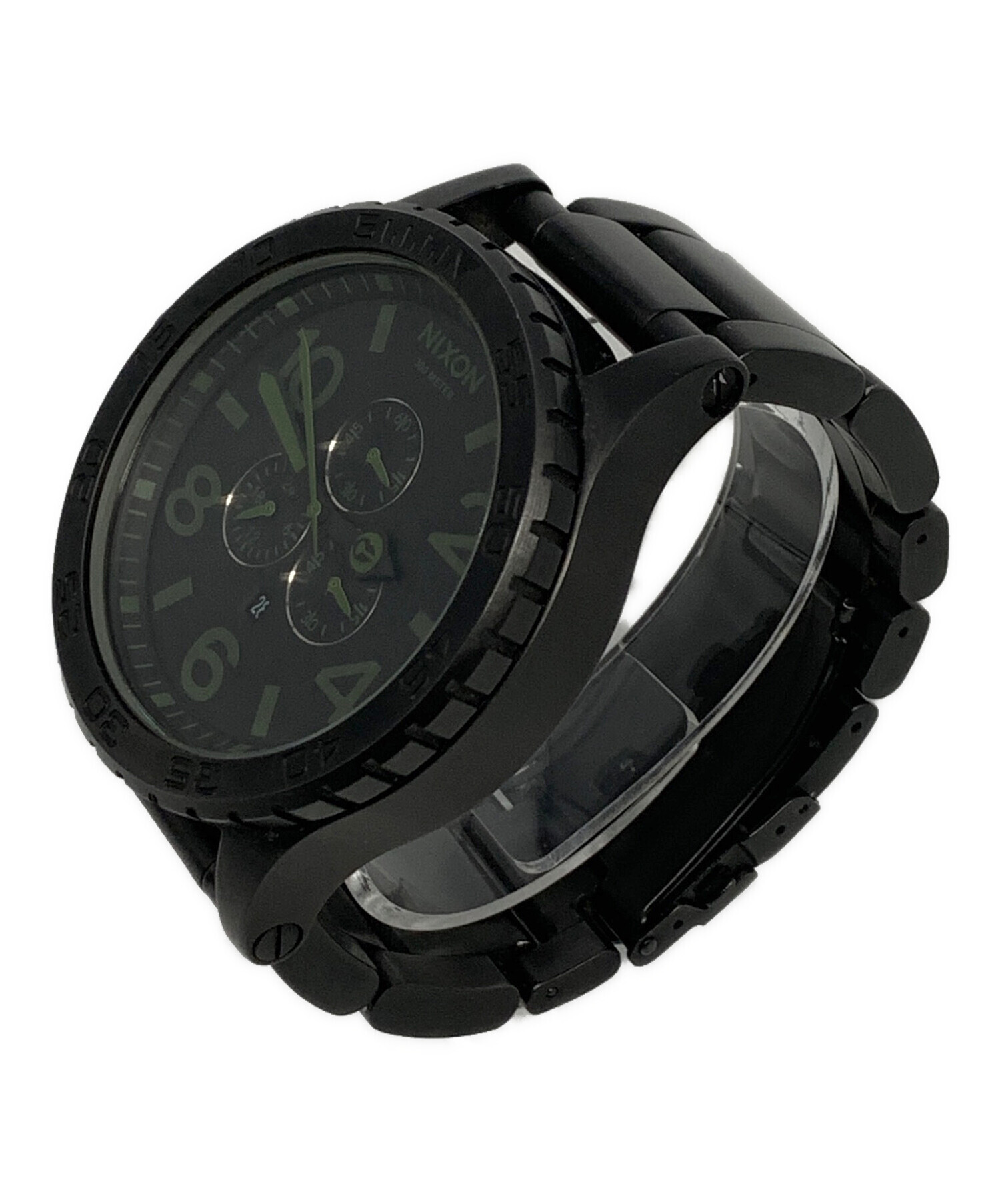 【希少】　ニクソン　クロノグラフ　マグナコン　ブラック　クォーツ 中古・古着通販】NIXON (ニクソン) クロノグラフ腕時計 ブラック