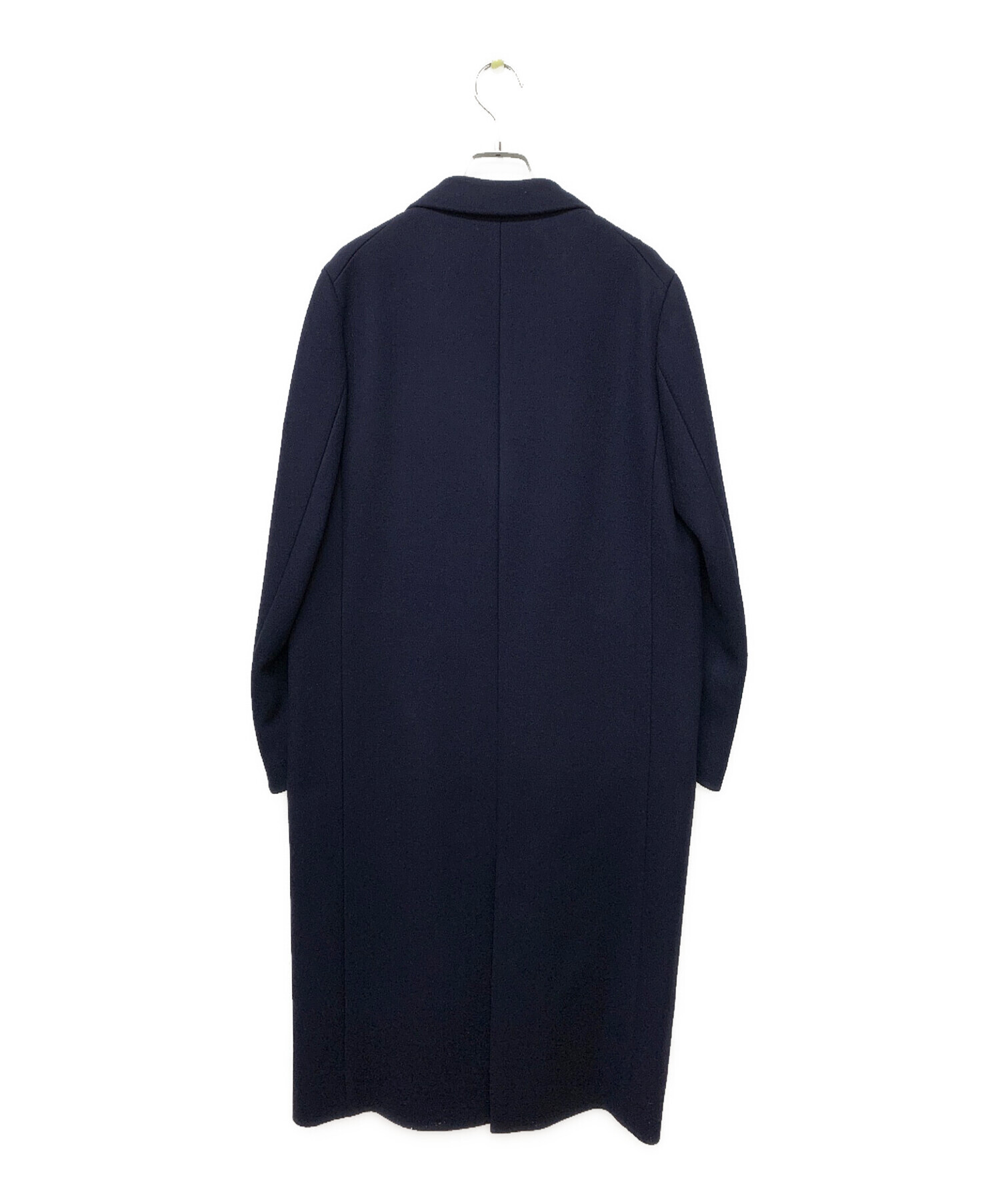 中古・古着通販】YLEVE (イレーヴ) チェスターコート ネイビー