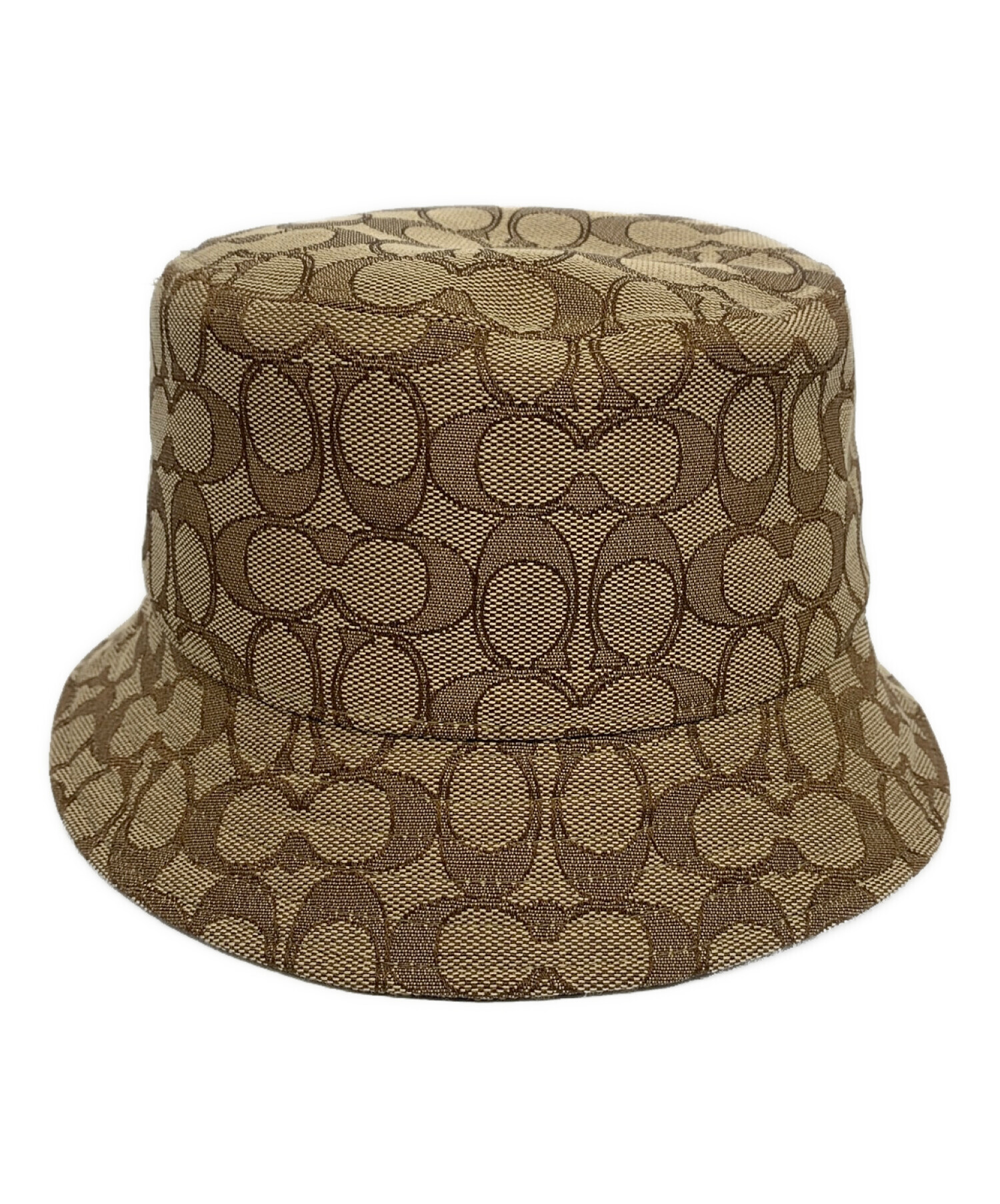 COACH 激レア バケットハット 中古・古着通販】COACH (コーチ) シグネチャー ジャカード バケット