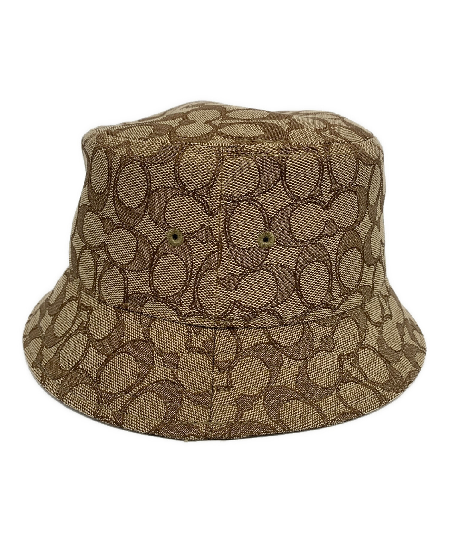 中古・古着通販】COACH (コーチ) シグネチャー ジャカード バケット