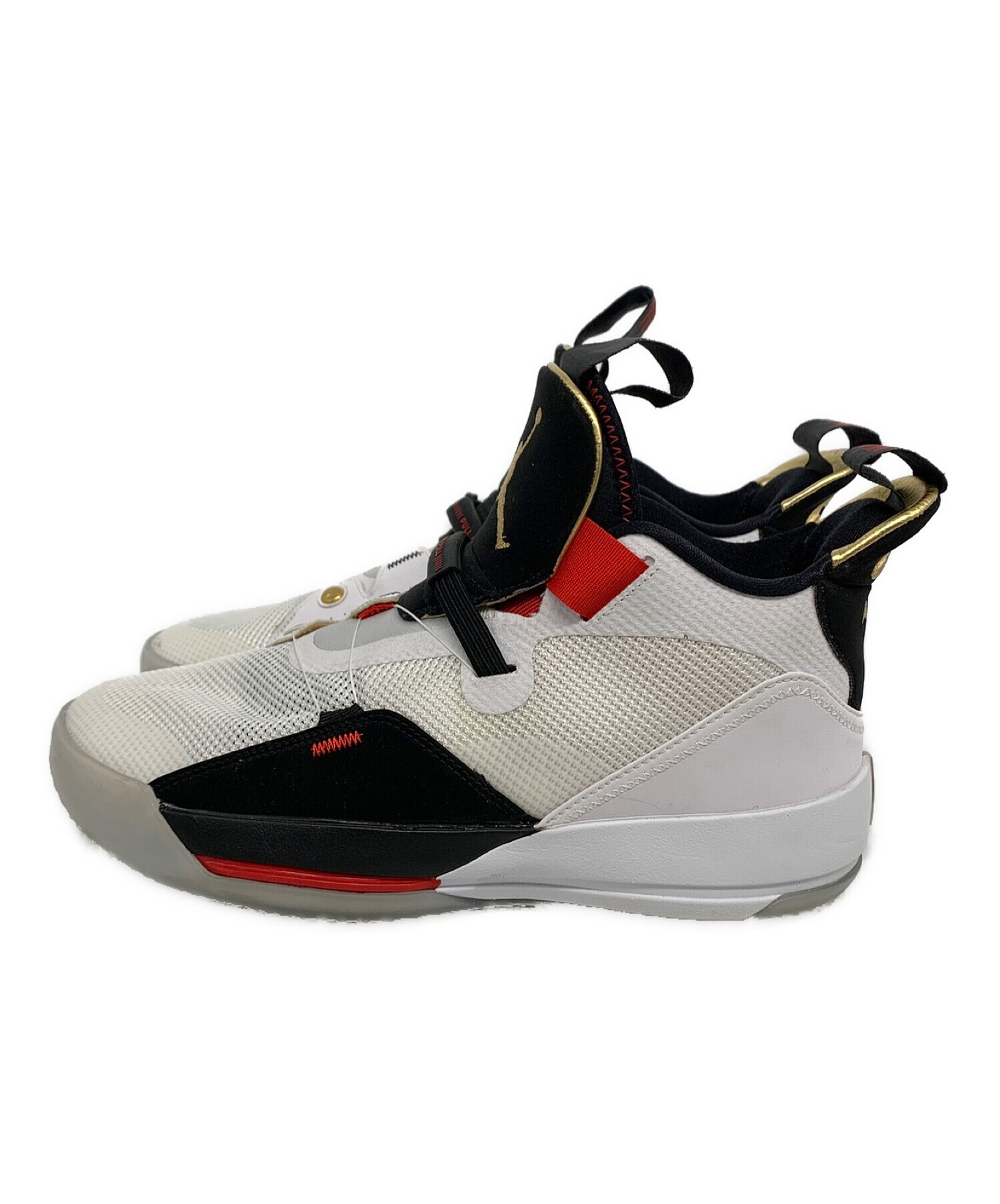 中古・古着通販】NIKE (ナイキ) AIR JORDAN 33 PF ホワイト サイズ