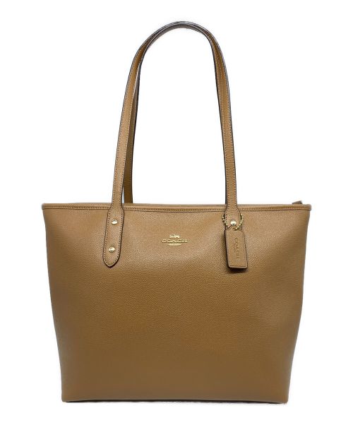 中古・古着通販】COACH (コーチ) トートバッグ ベージュ｜ブランド