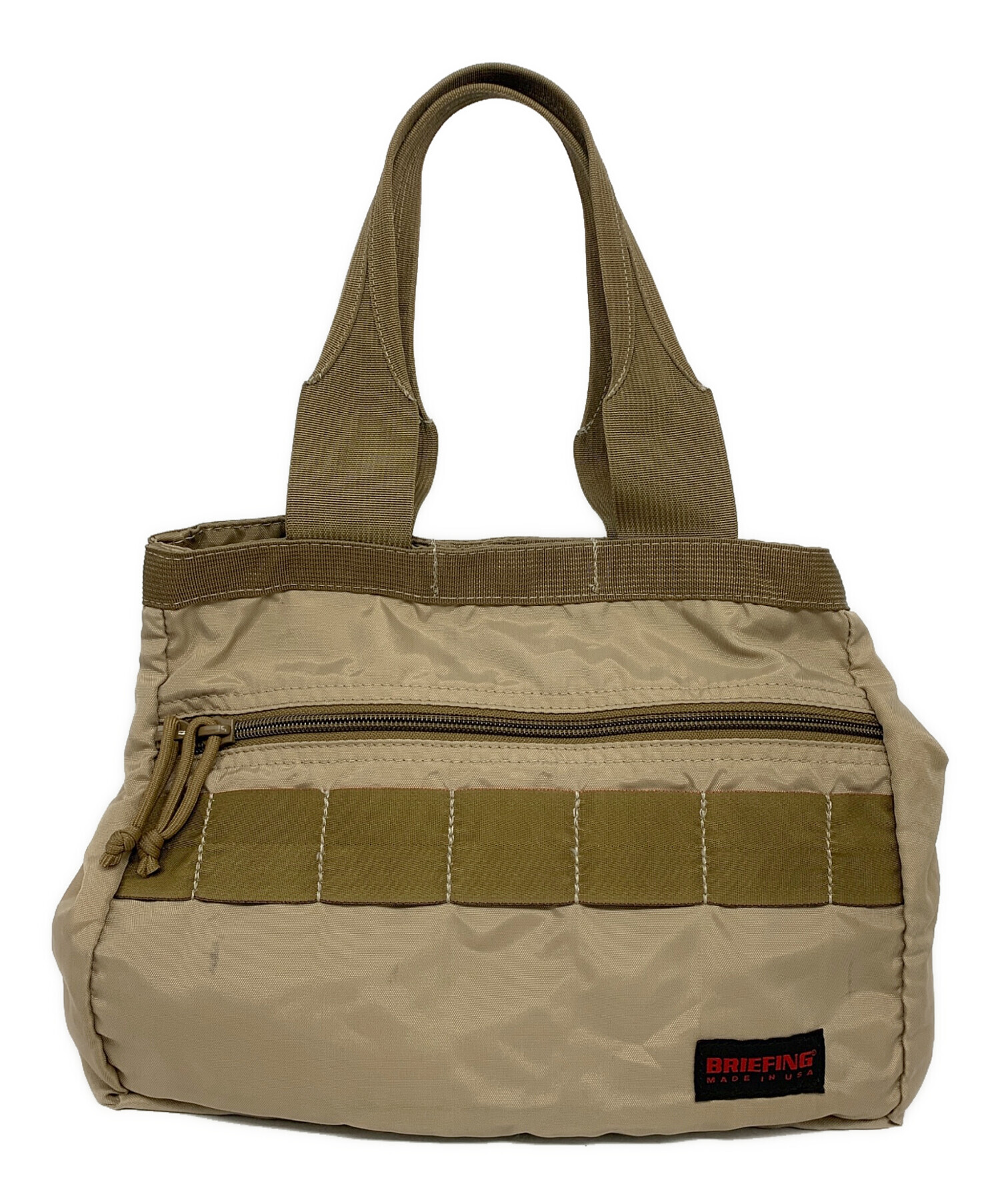BRIEFING ナイロンバッグ ベージュ