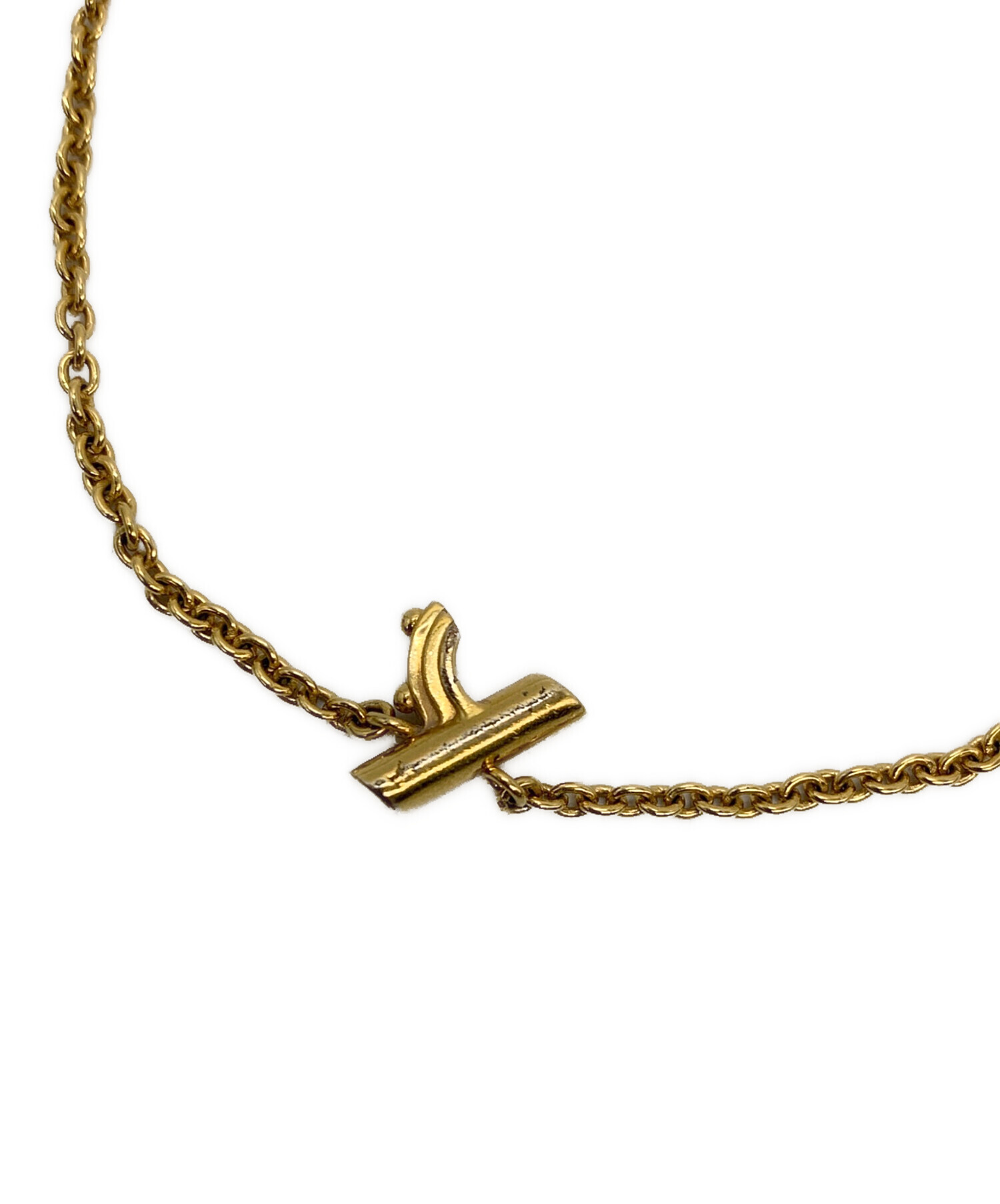 LOUIS VUITTON ロゴ入りブレスレット 中古・古着通販】LOUIS VUITTON (ルイ ヴィトン) LVロゴブレスレット