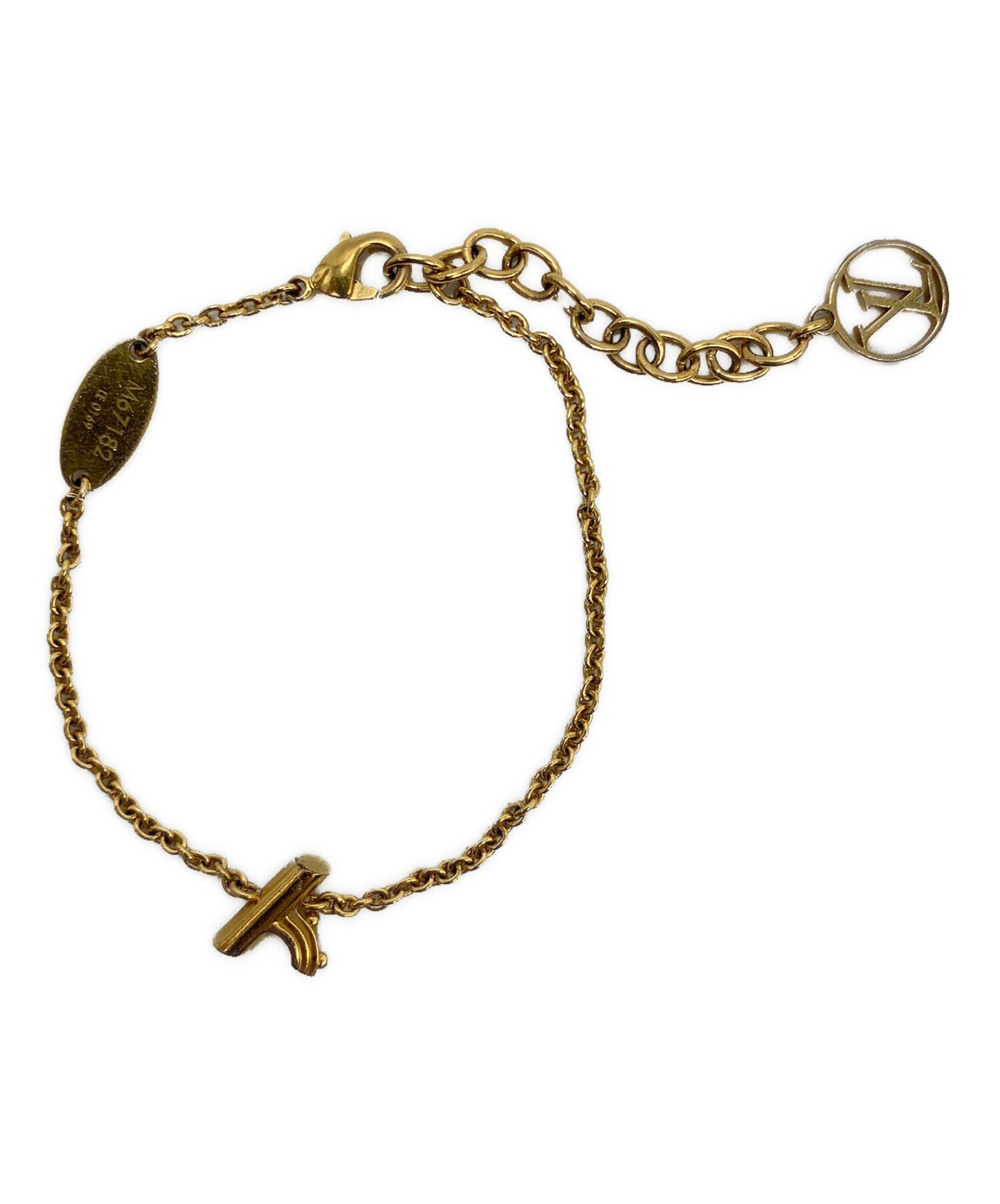 中古・古着通販】LOUIS VUITTON (ルイ ヴィトン) LVロゴブレスレット