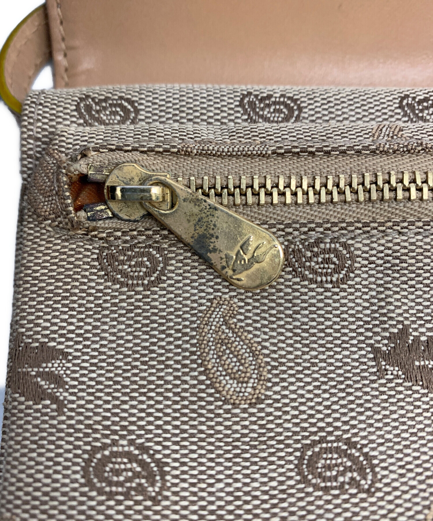 中古・古着通販】ETRO (エトロ) ショルダーウォレット ベージュ 