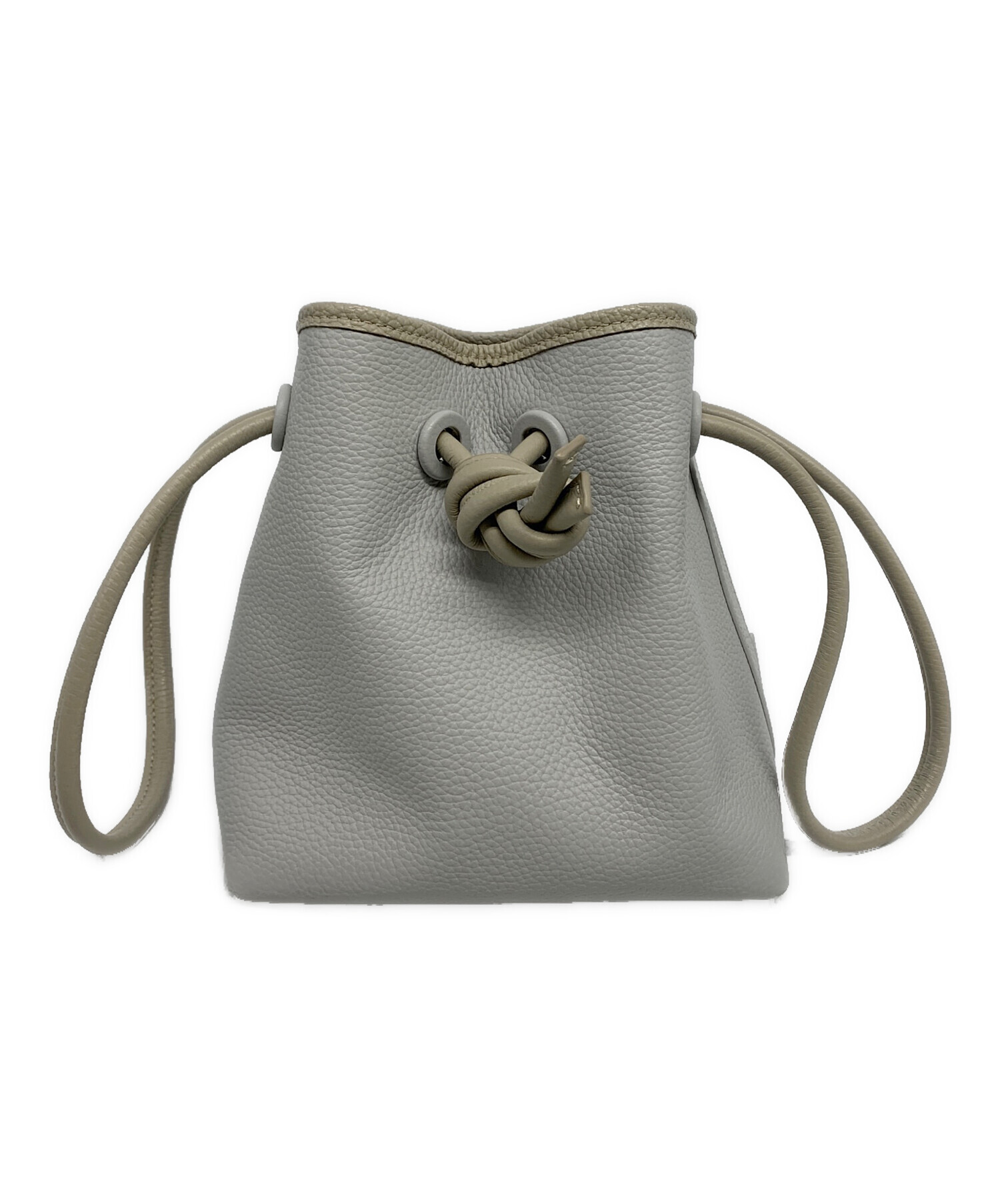 中古・古着通販】VASIC (ヴァジック) BOND MINI LEATHER グレー 中古・古着通販】VASIC (ヴァジック) BOND MINI LEATHER グレー