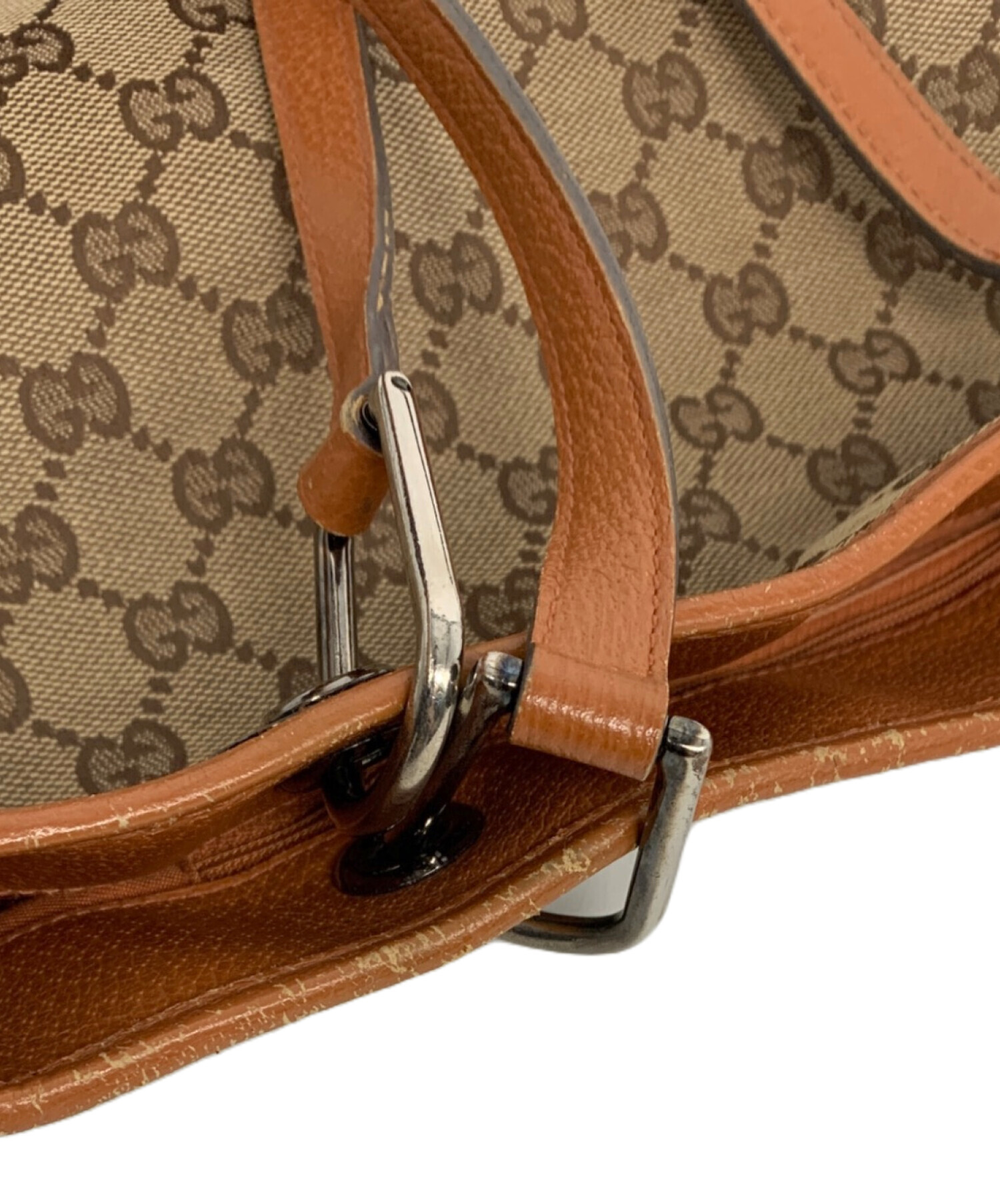 中古・古着通販】GUCCI (グッチ) GGキャンバスミニトートバッグ
