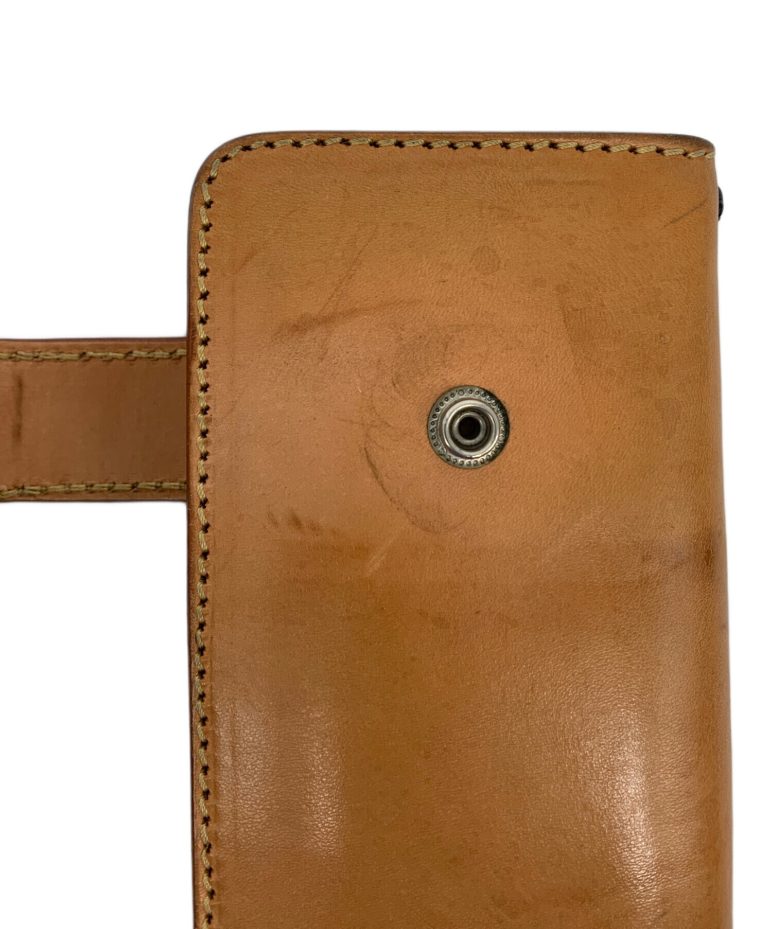 中古・古着通販】- (-) レザーバイカーズウォレット ブラウン