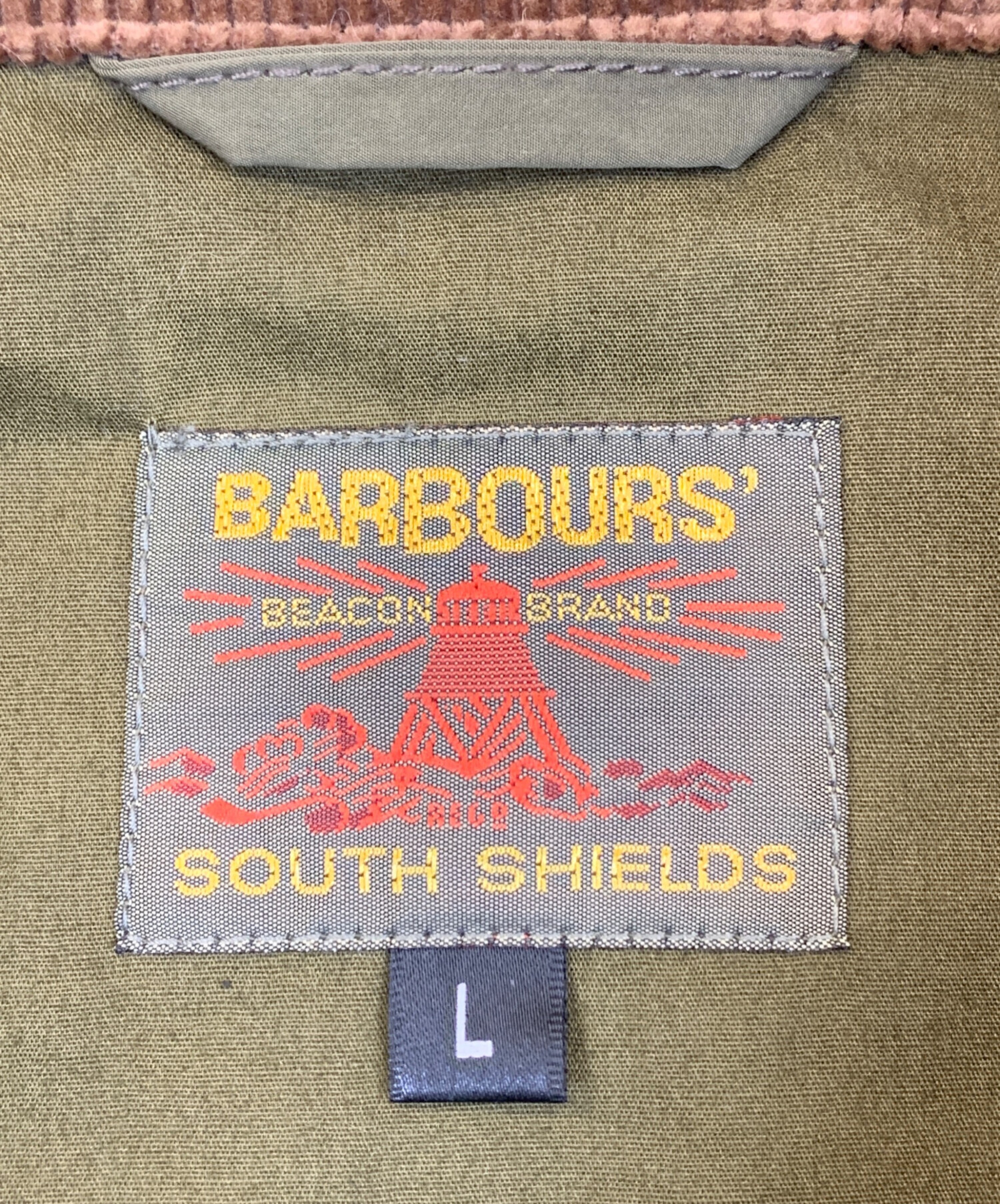 中古・古着通販】BARBOUR SOUTH SHIELDS (バブアーサウスシールド) 衿