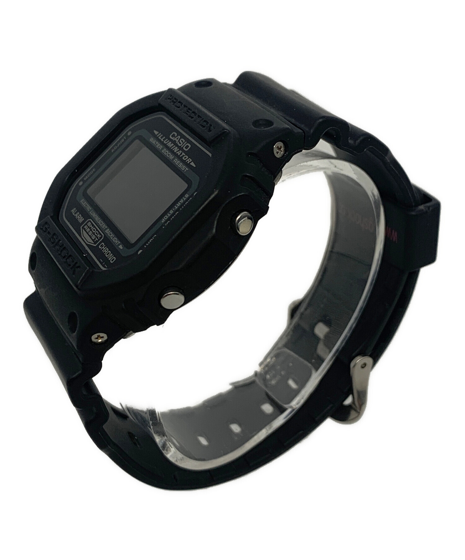 DW-5600MS-1 マットブラックレッドアイ – G-BRIDGES 中古 G-SHOCK DW 