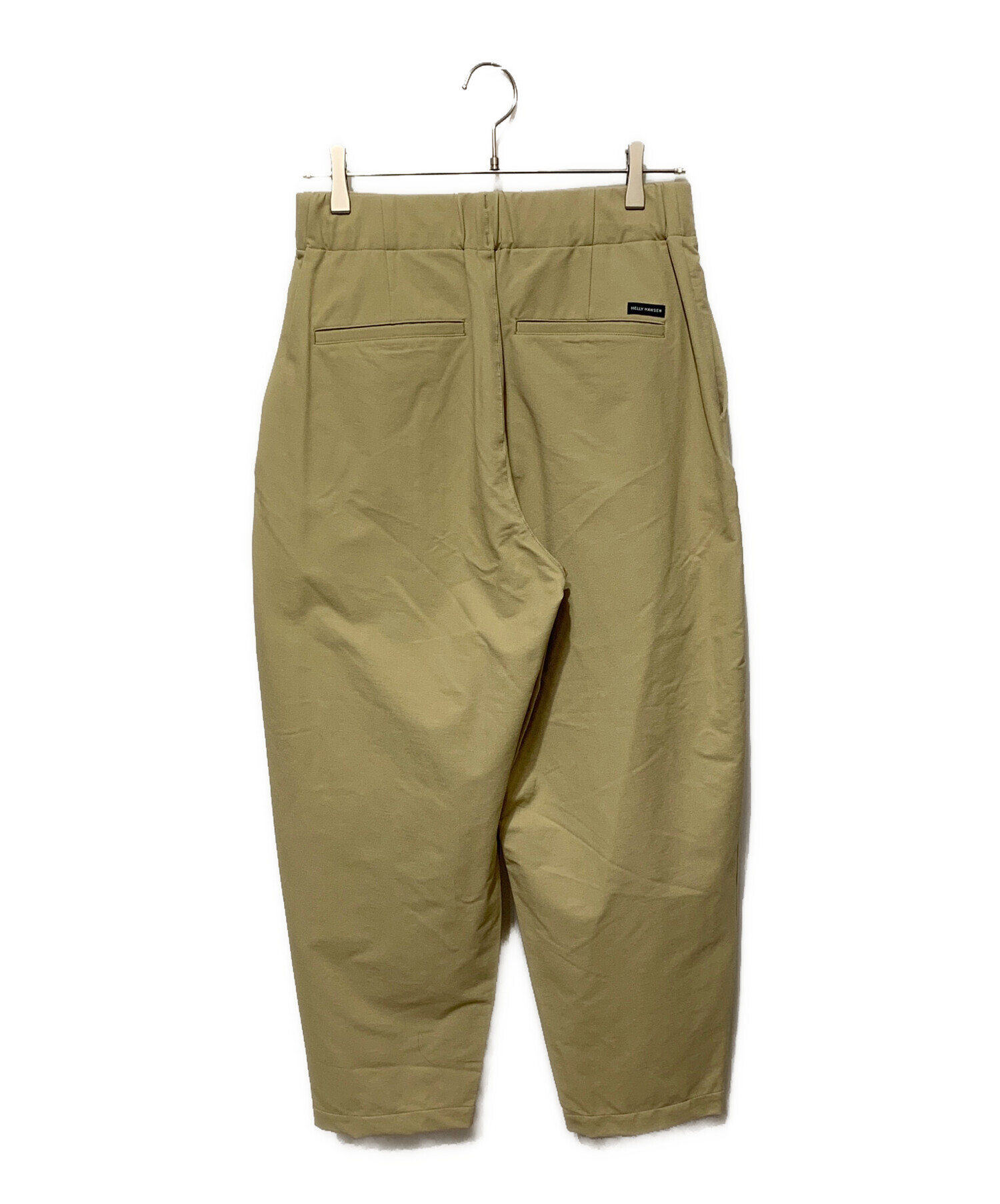 HELLY HANSEN ストーレンツータックパンツ sizeL HELLY HANSEN (ヘリーハンセン) ストーレンツータックパンツ ベージュ サイズ:WM 未使用品