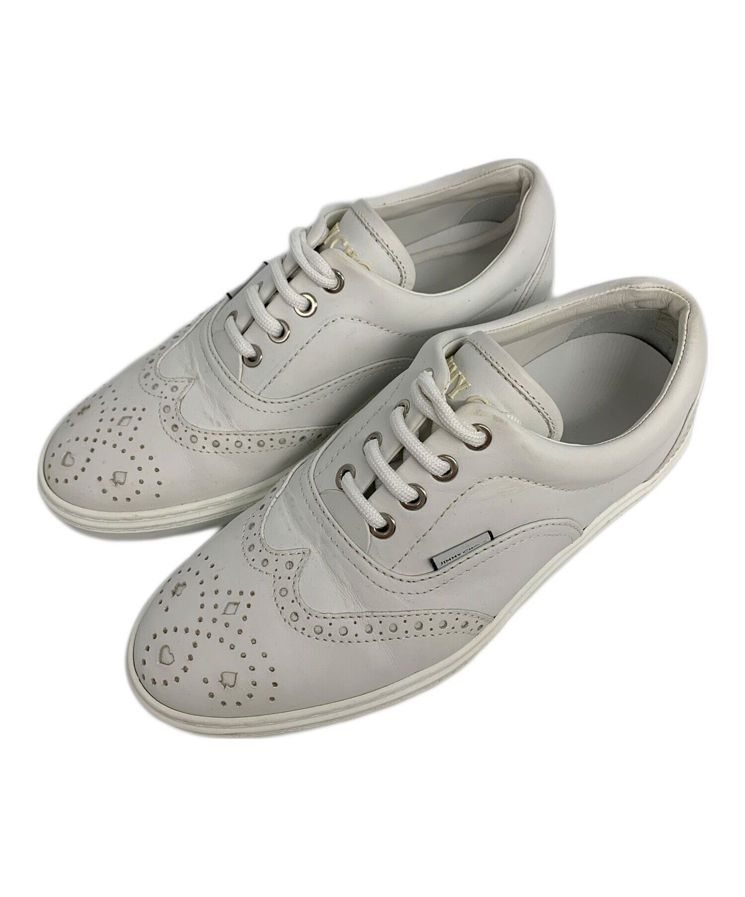 中古・古着通販】JIMMY CHOO (ジミーチュウ) ウイングチップレザー