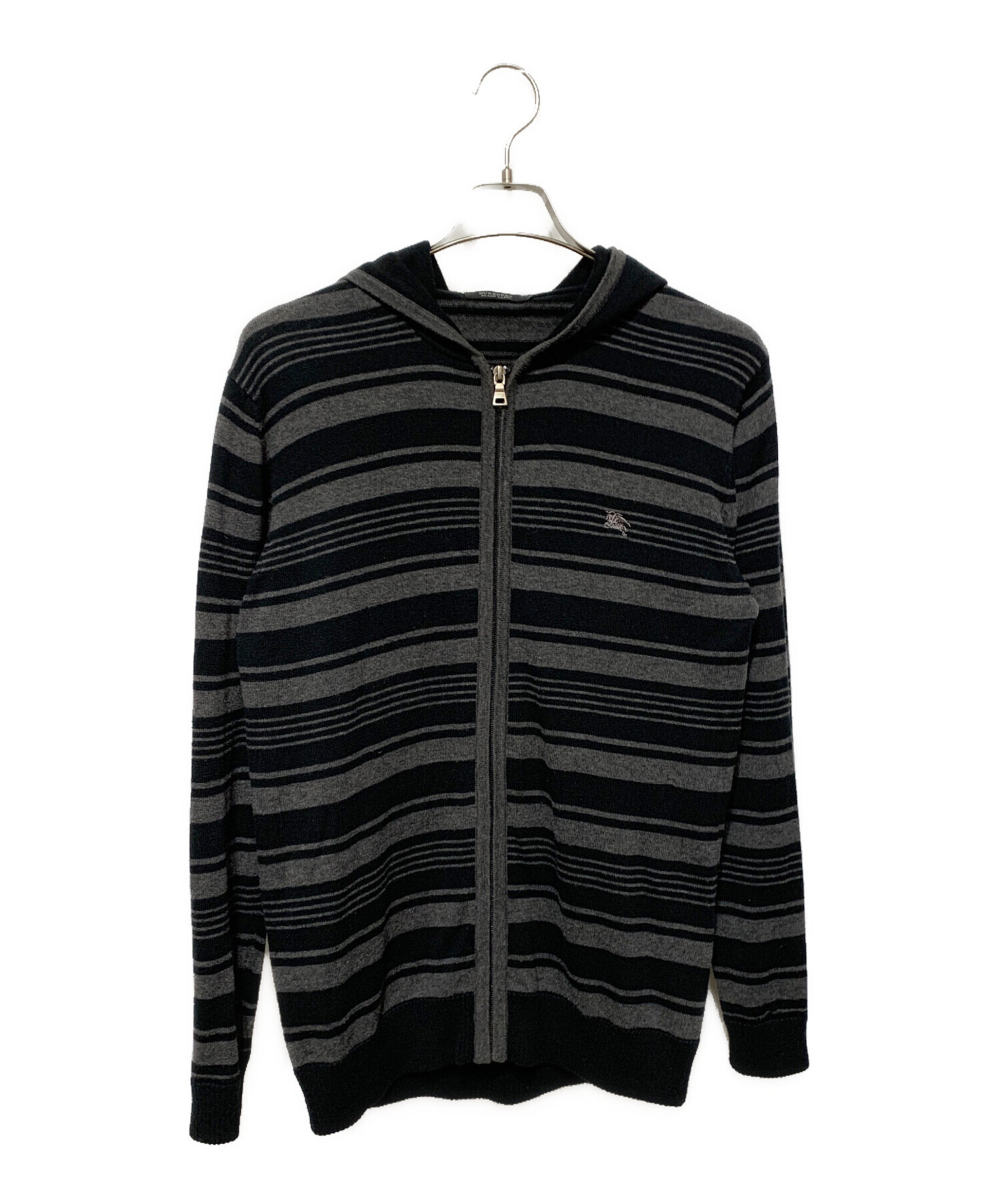 バーバリー ブラックレーベル ジップアップセーター 希少】バーバリー