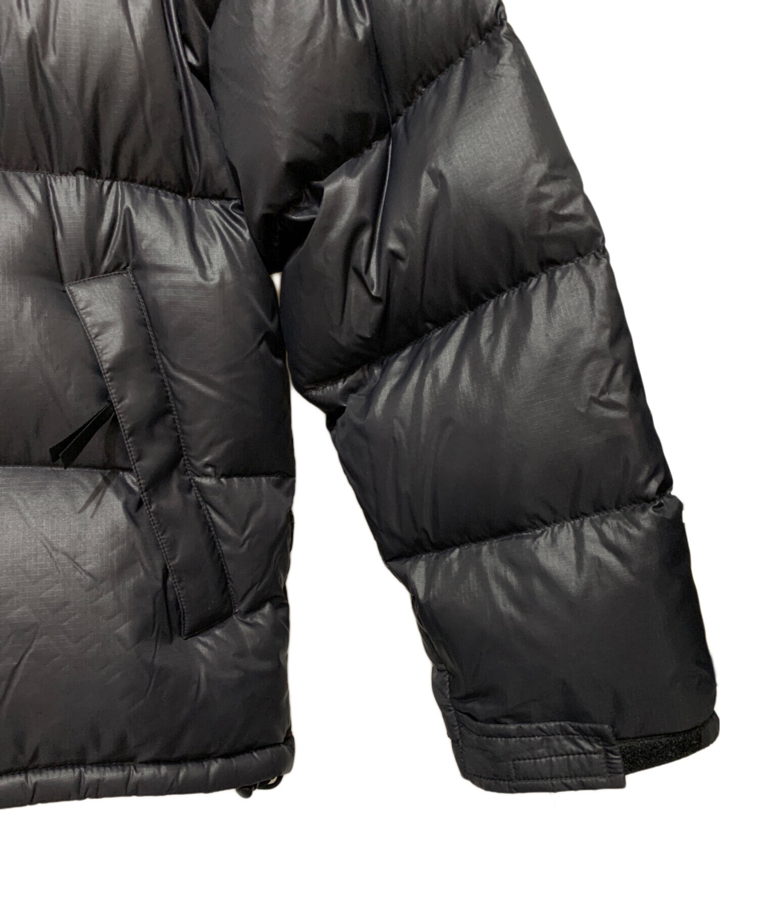 ノースフェイス ヌプシ ダウンジャケット 700フィル 古着 M 黒 17455