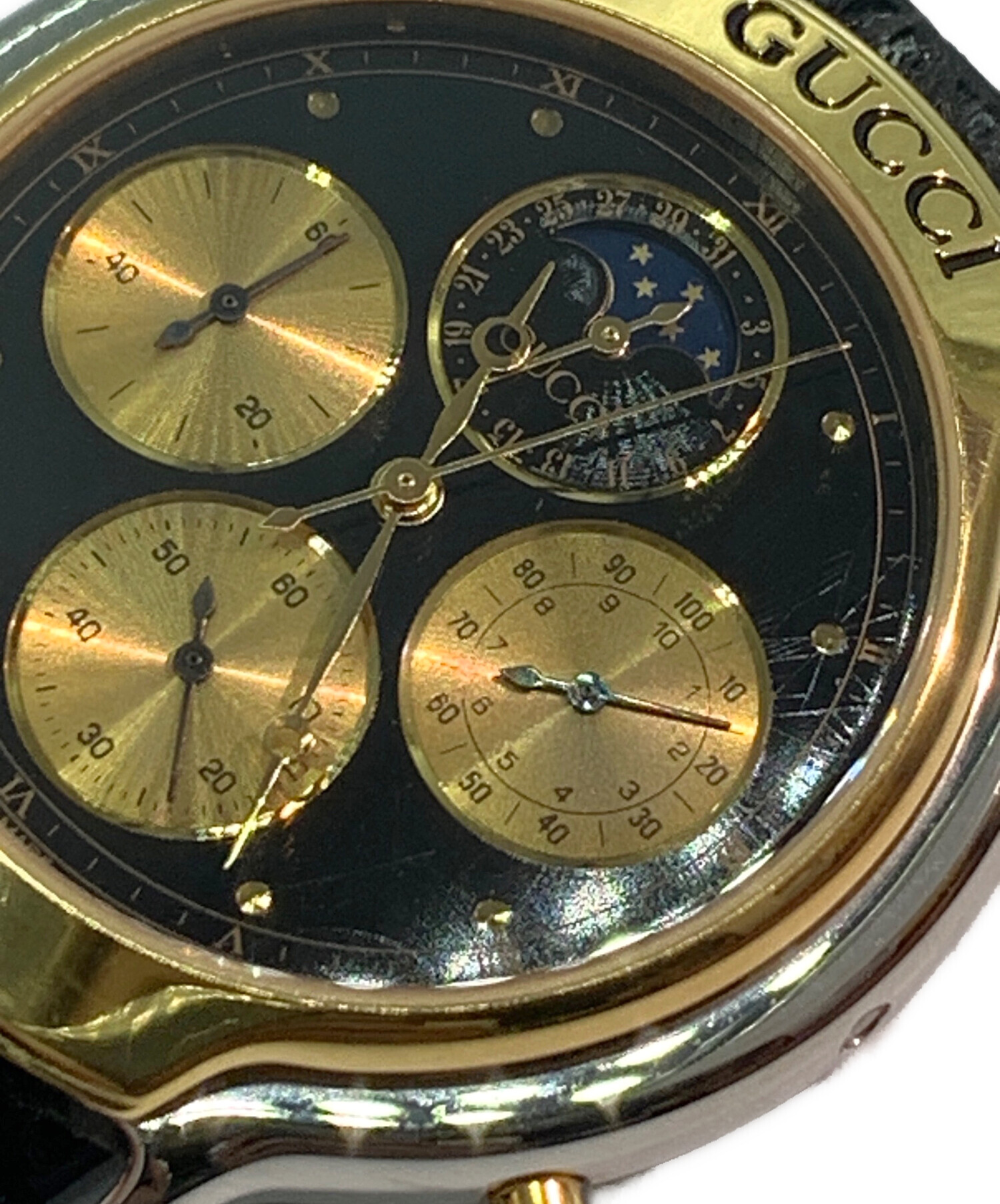 中古・古着通販】GUCCI (グッチ) ムーンフェイズ クロノグラフ 