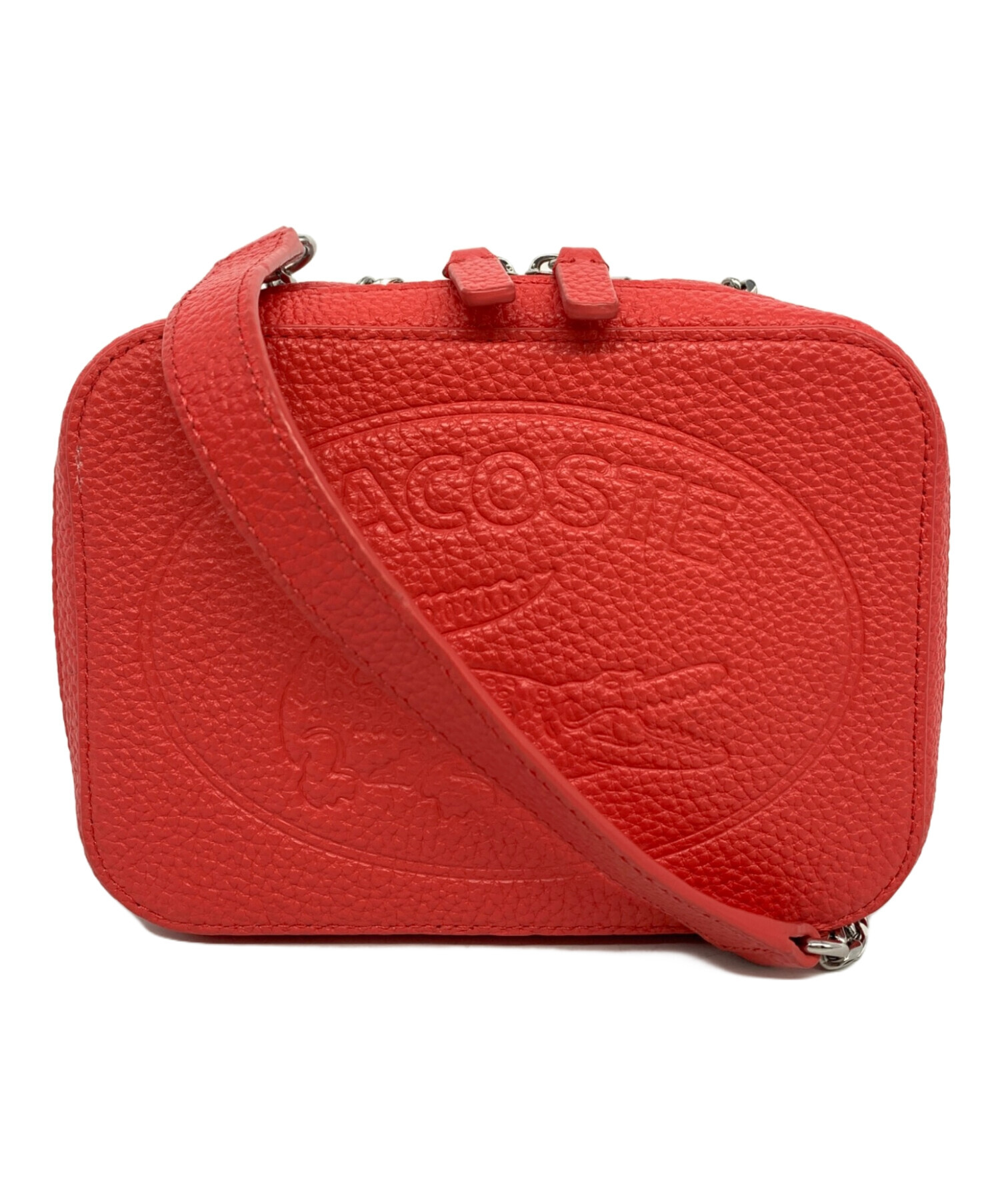 中古・古着通販】LACOSTE (ラコステ) ショルダーバッグ レッド