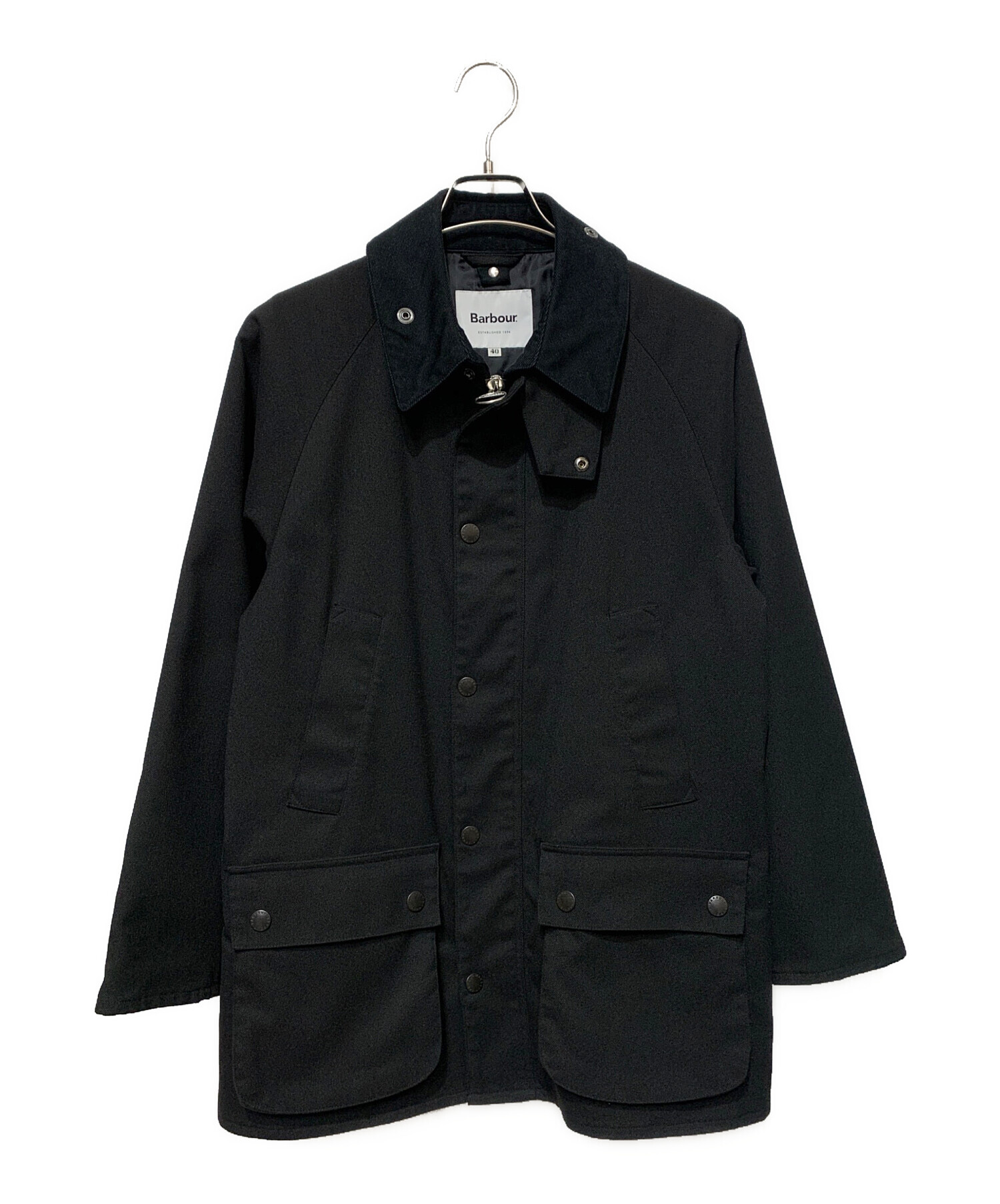 中古・古着通販】Barbour (バブアー) BEDALE SL WOOLLIKE ブラック