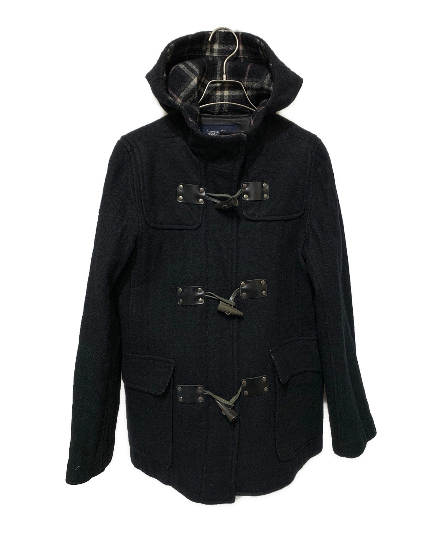 BURBERRY LONDON バーバリーロンドン ダッフルコート 黒 ブラック 中古