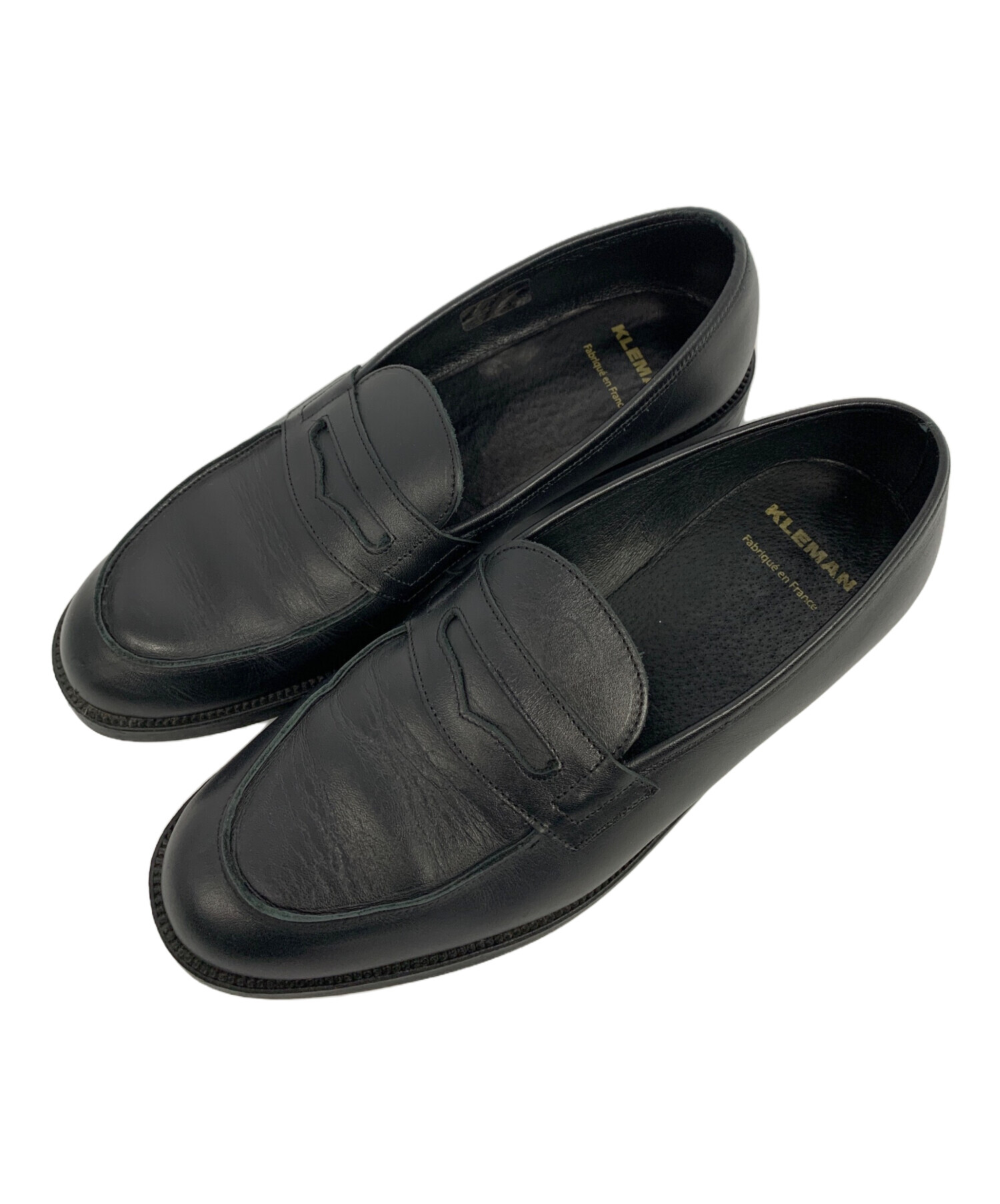 美品 KLEMAN クレマン ローファー 黒 38(24.5cm相当) KLEMAN (クレマン) DALIOR #MEN / ローファー